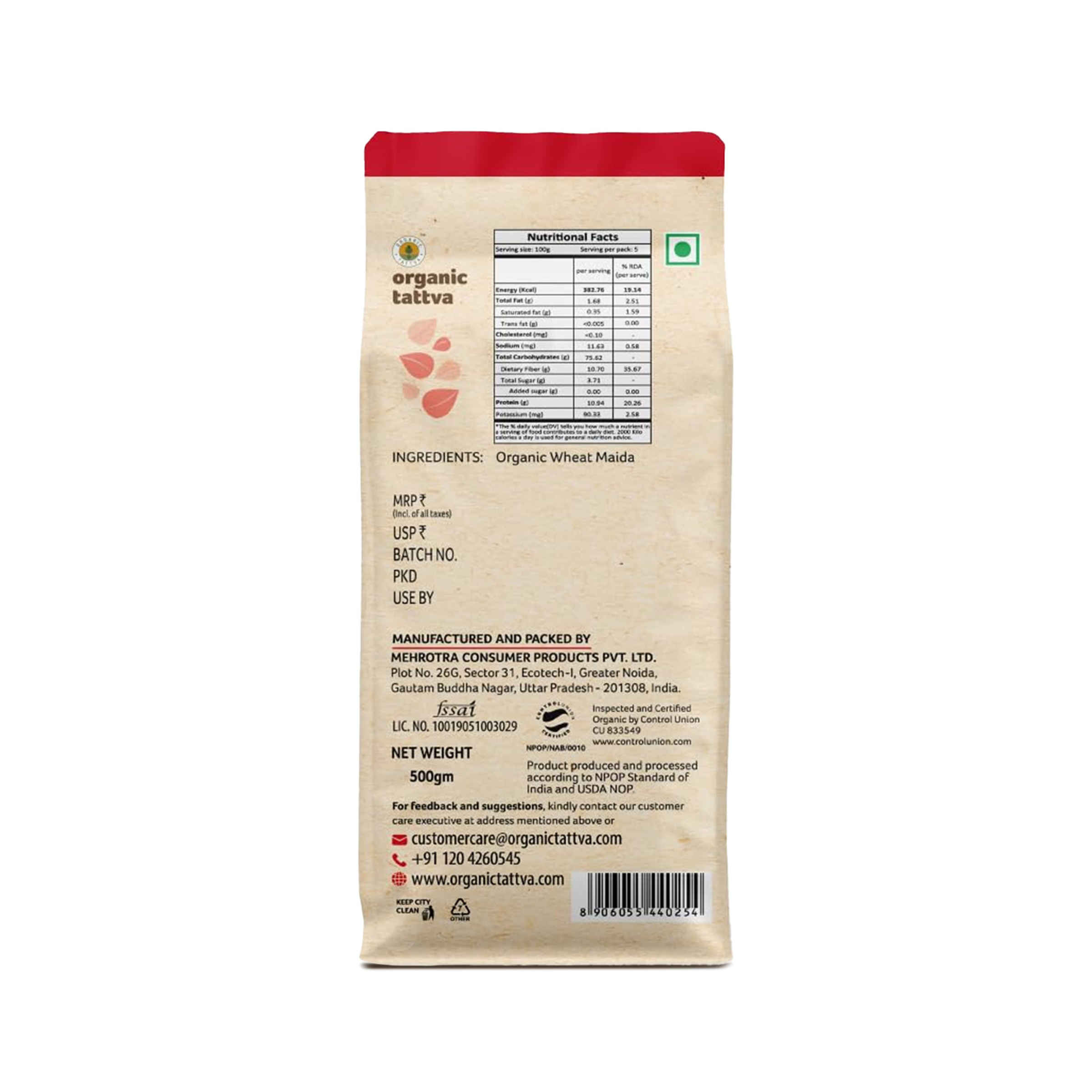 Organic Tattva Wheat Maida - Image 3