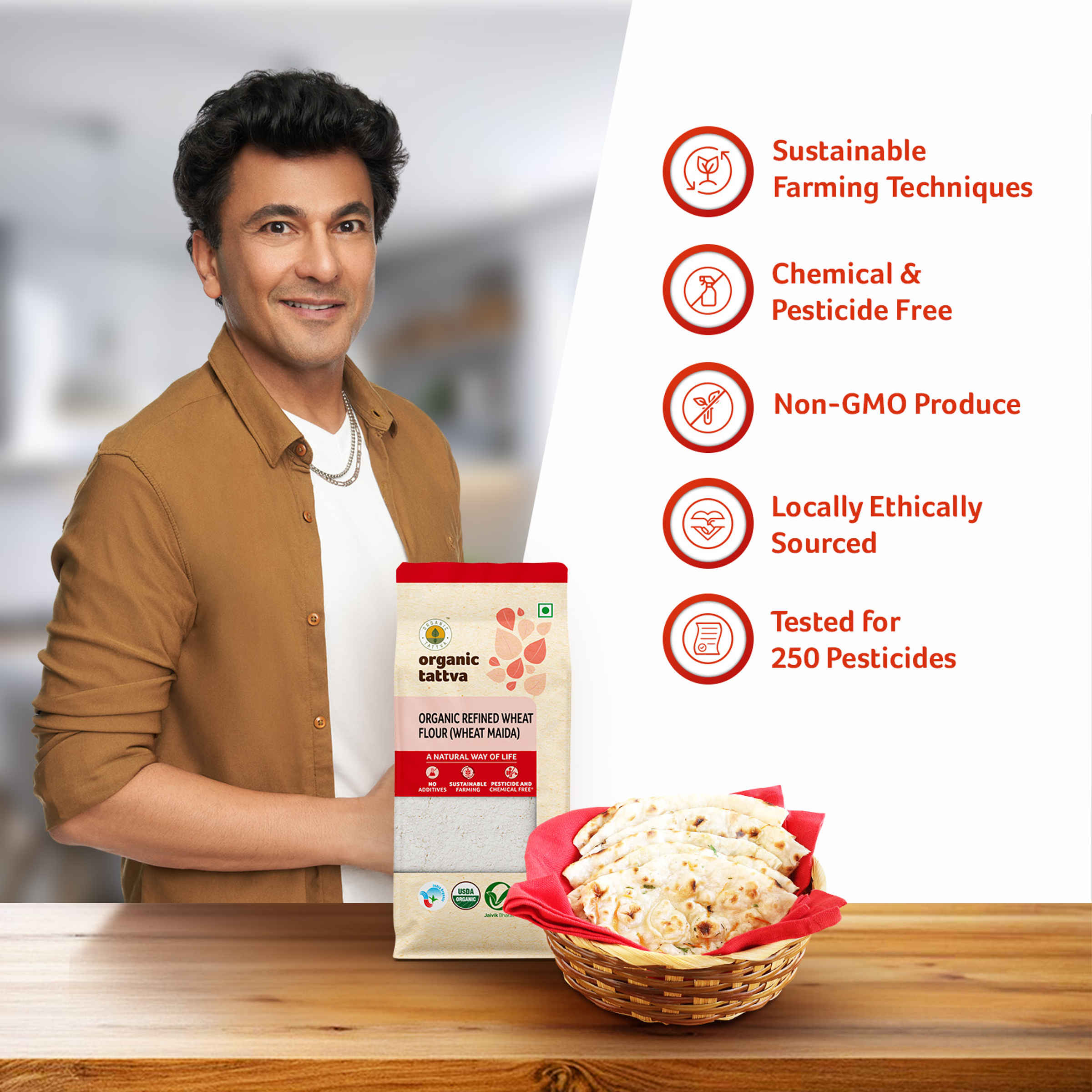 Organic Tattva Wheat Maida - Image 5