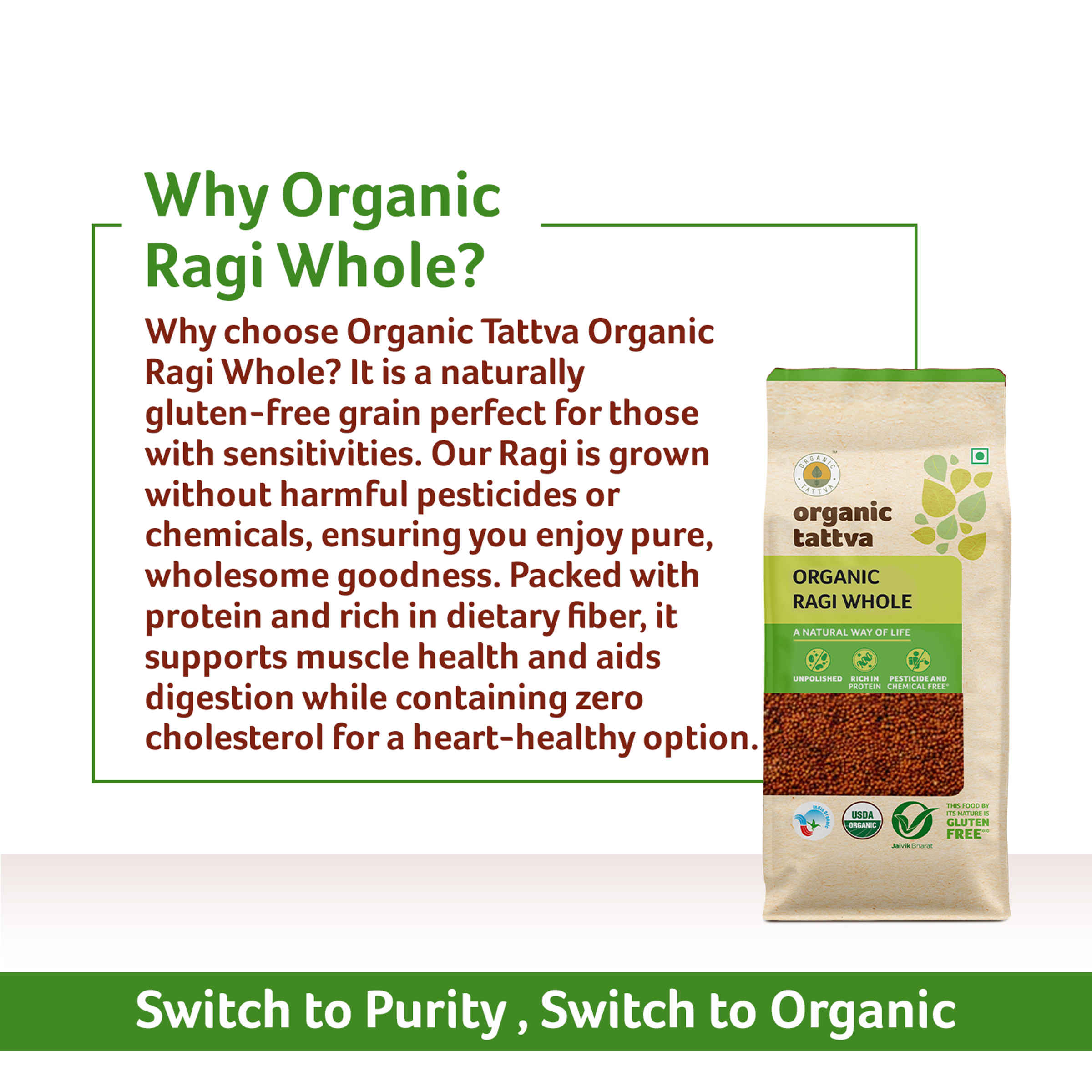 Organic Tattva Ragi Whole - Image 9