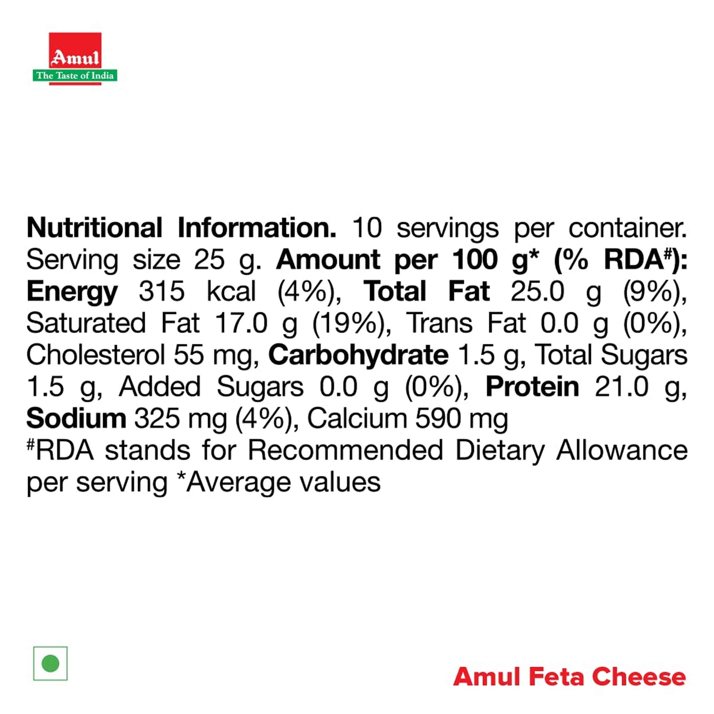 Amul Feta Cheese - Image 5