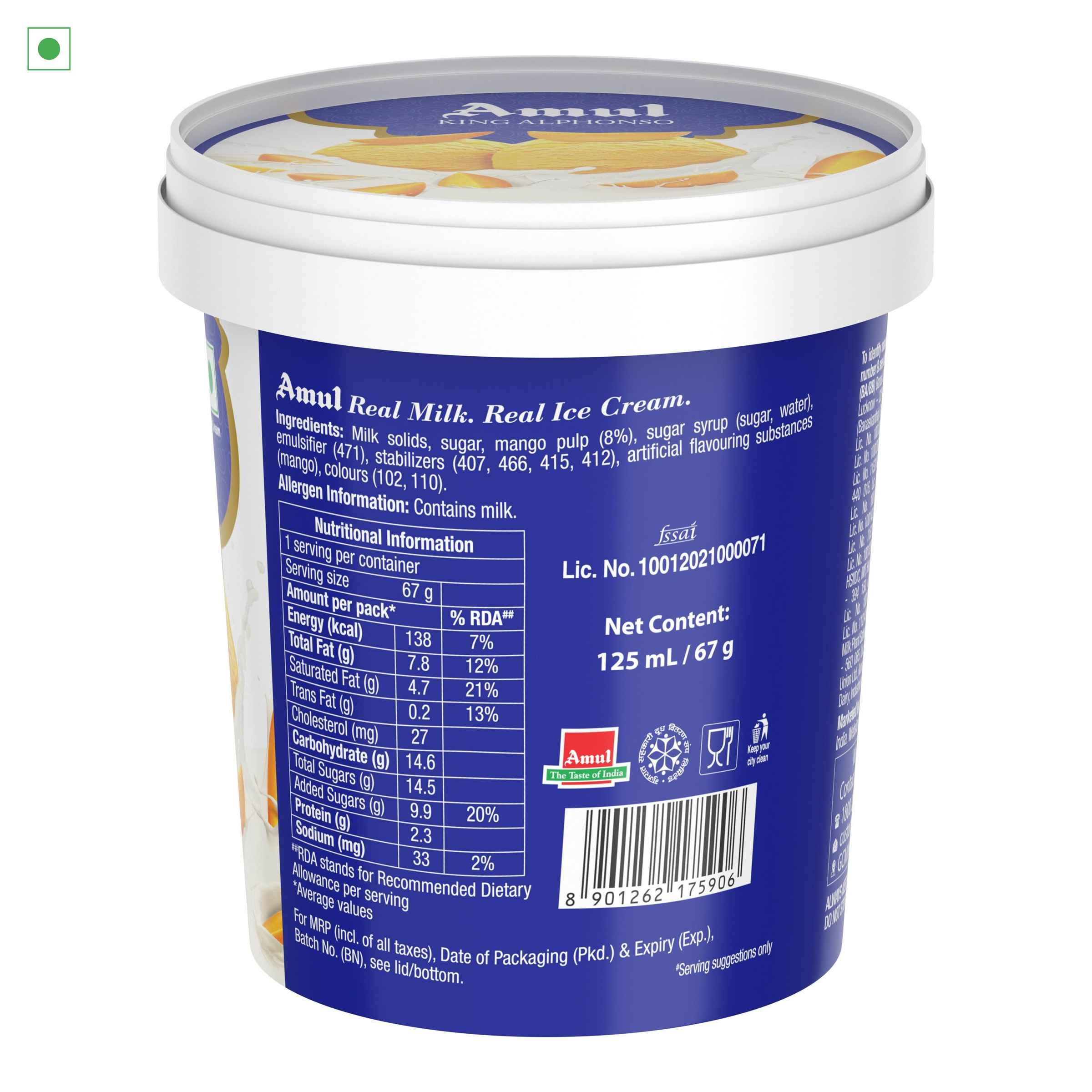 Amul King Alphonso Ice Cream - Image 3
