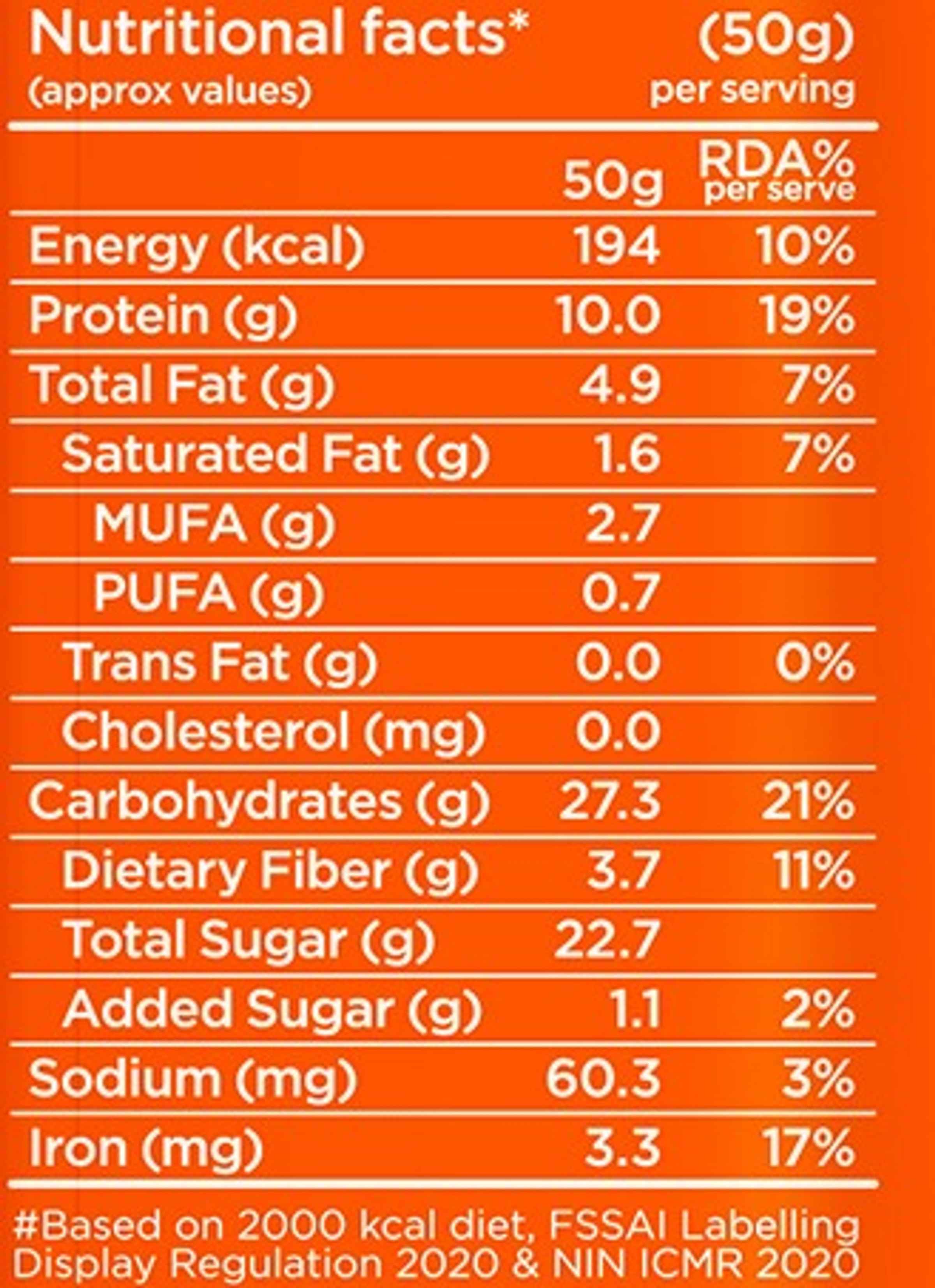 Yogabar 10 grams Protein Bars, Coffee Rush, Protein Blend & Premium Whey - Image 4