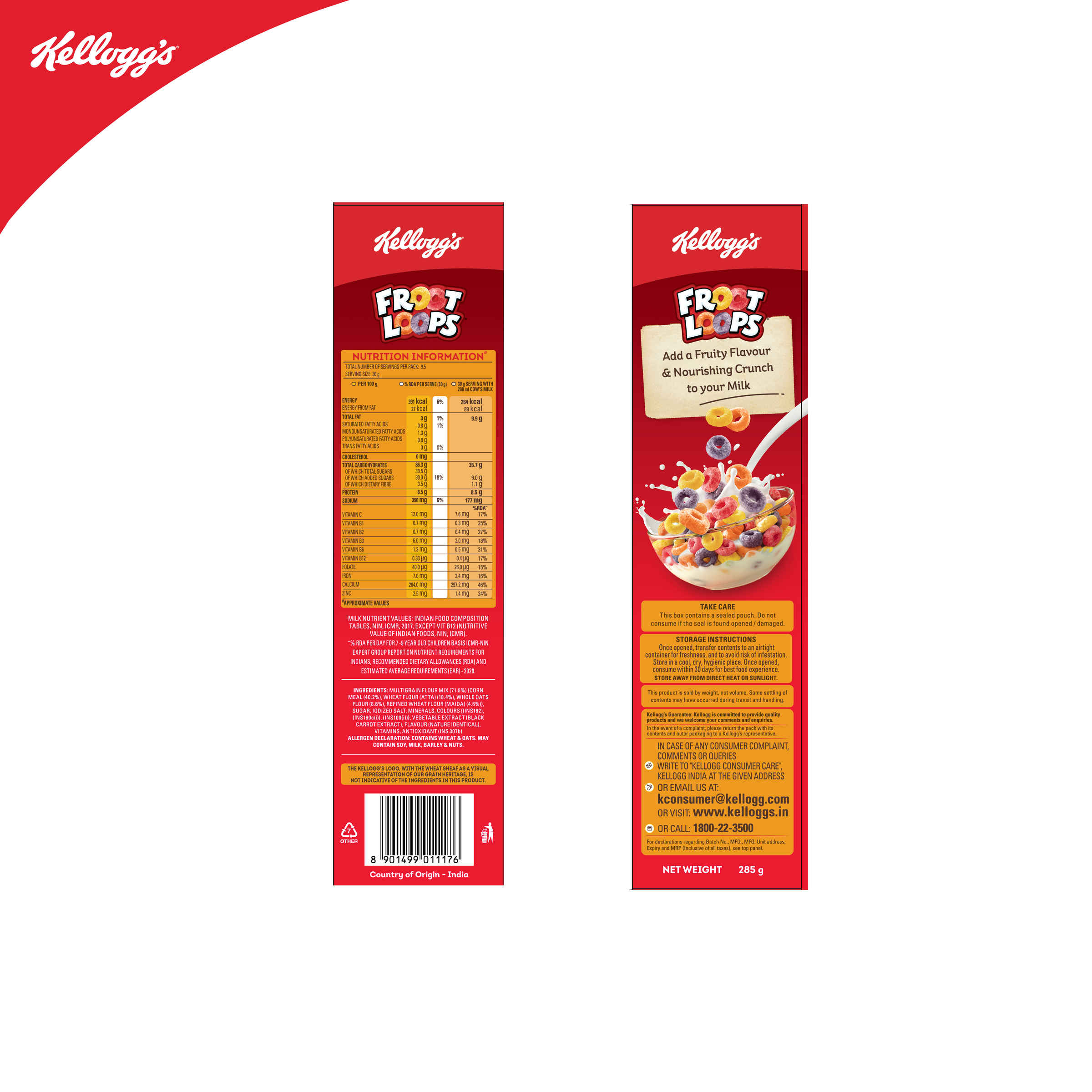 Kellogg's Froot Loops - Crunchy Multigrain Cereal - Image 4