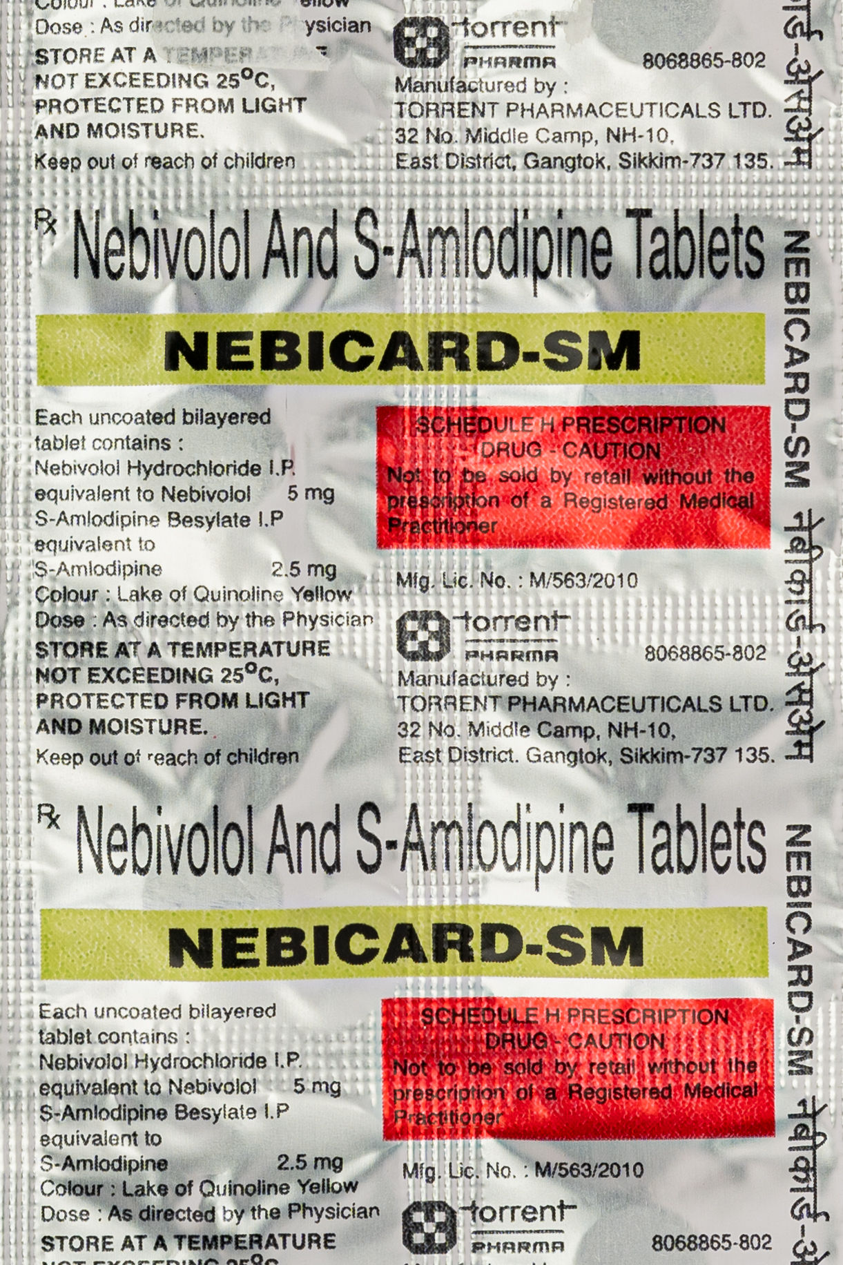 Nebicard-SM Tablets