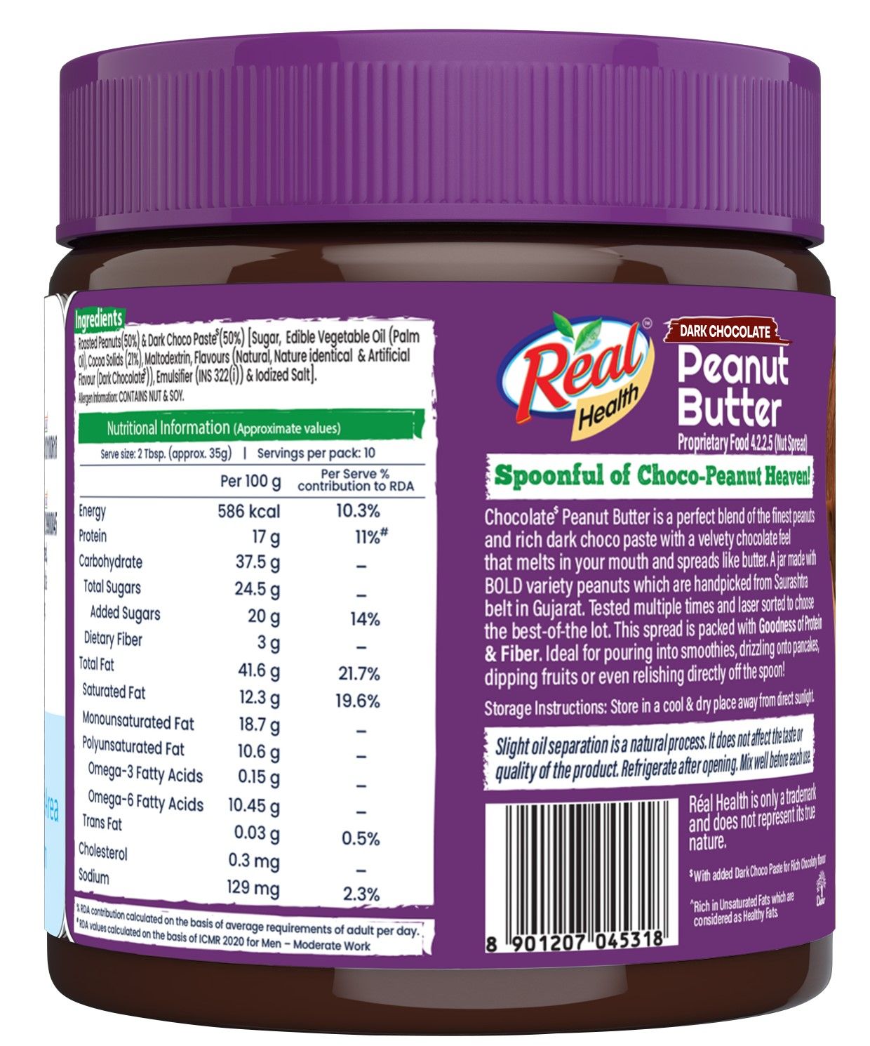 Real Health Chocolate Peanut Butter