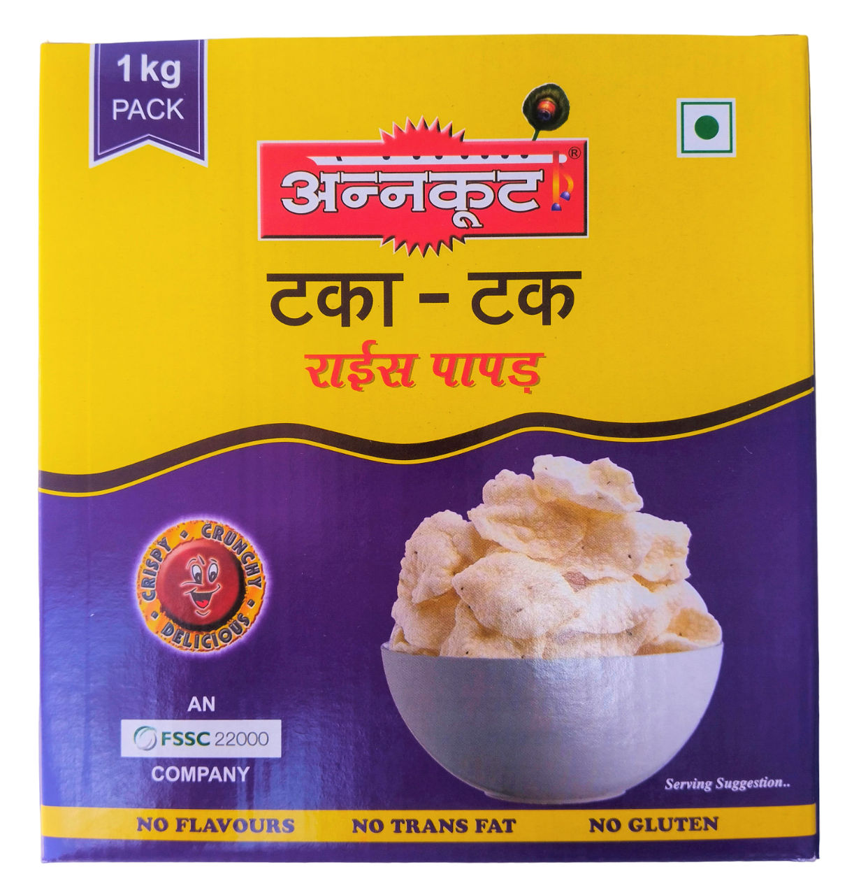 Annkoot Taka Tak Rice Papad