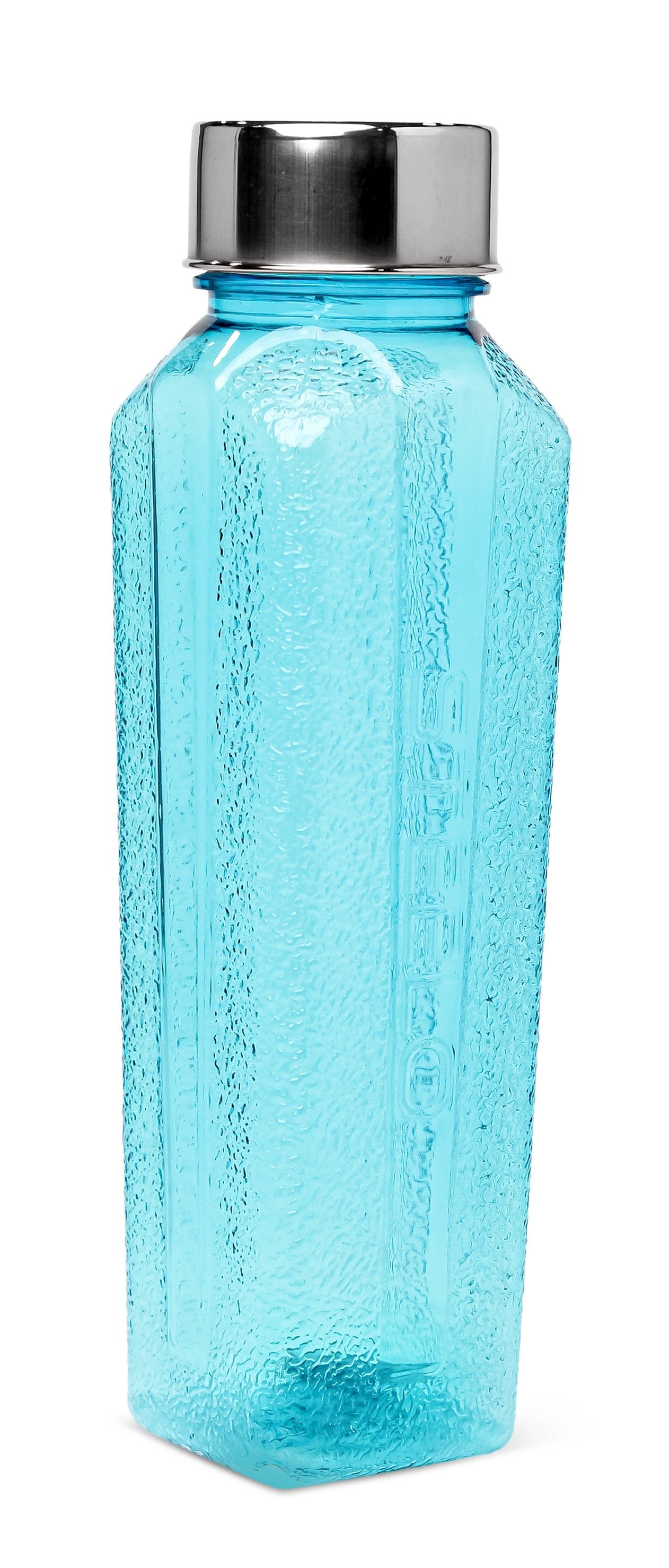 Steelo Plastic Mini Squarish Bottle | Assorted - 500 ml