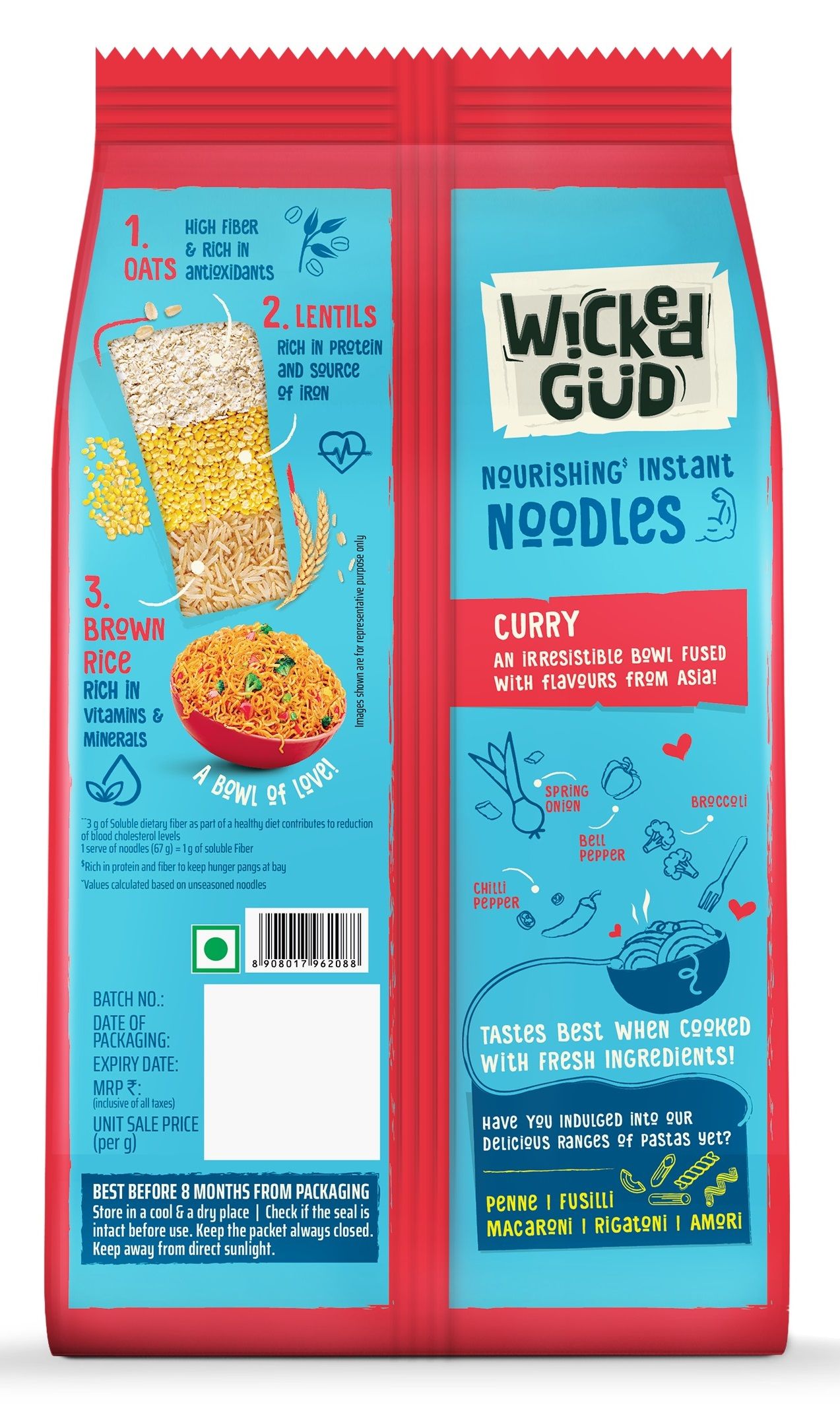 Wickedgud Curry Instant Noodles