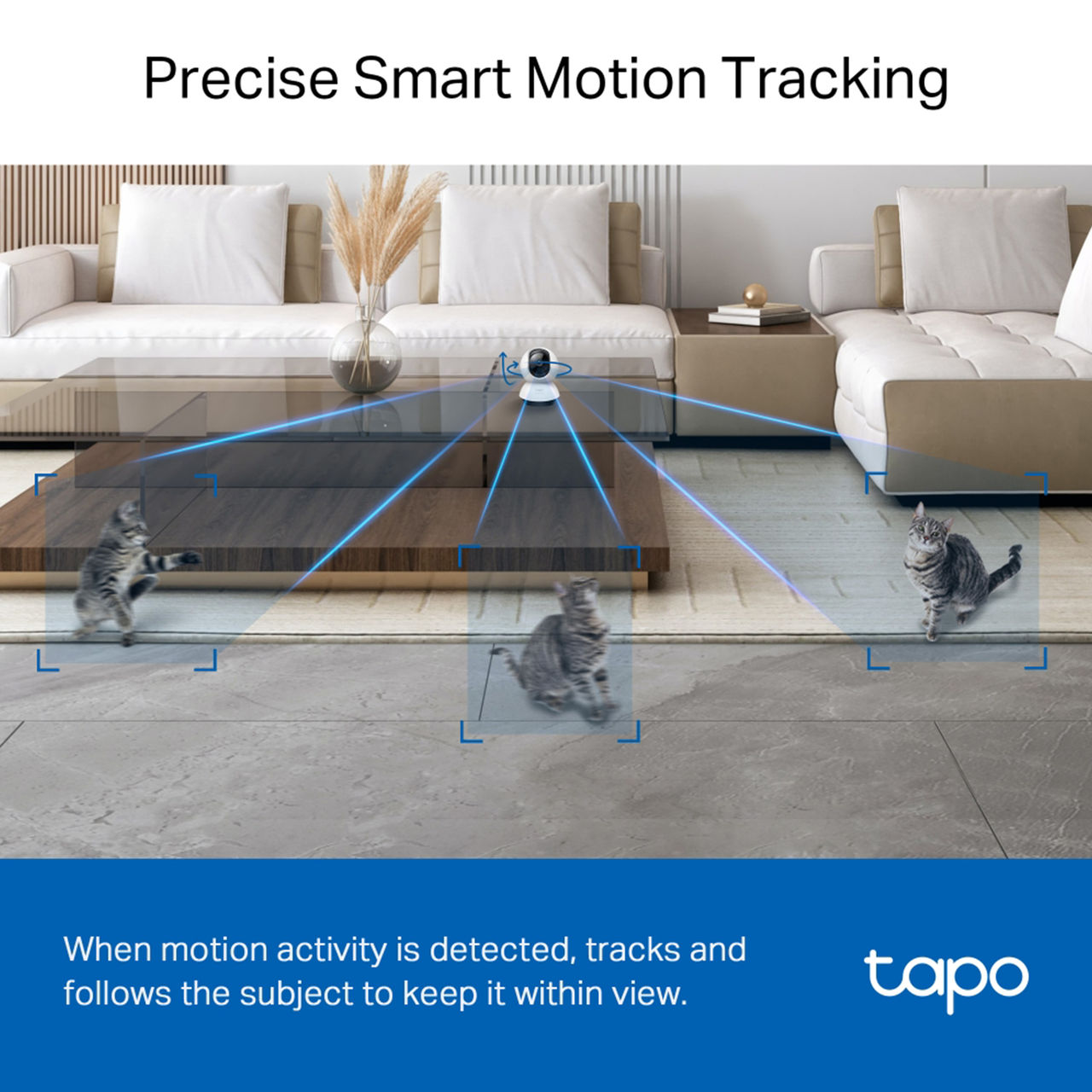 TP-Link Tapo C220 Pan/Tilt AI 2K 4MP QHD Home Security Wi-Fi Camera, Alexa & Google Assistant Enabled