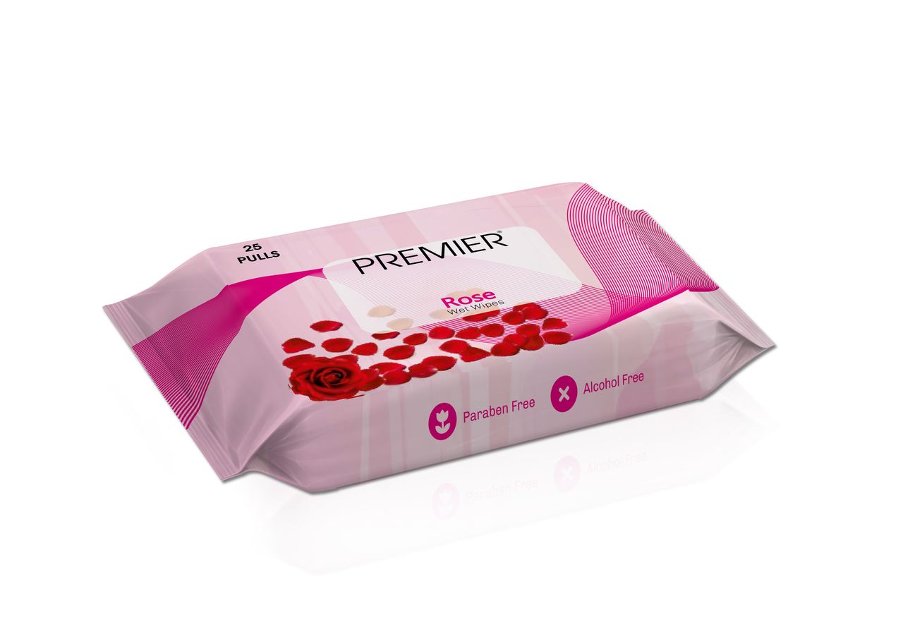 Premier Wet Wipes 25 Pulls Assorted
