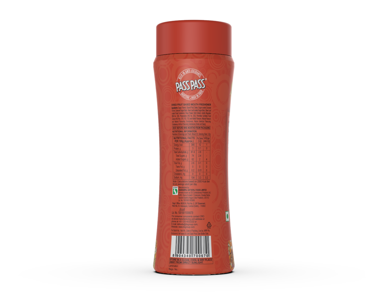 Pass Pass Fruitti Mix Mouth Freshener