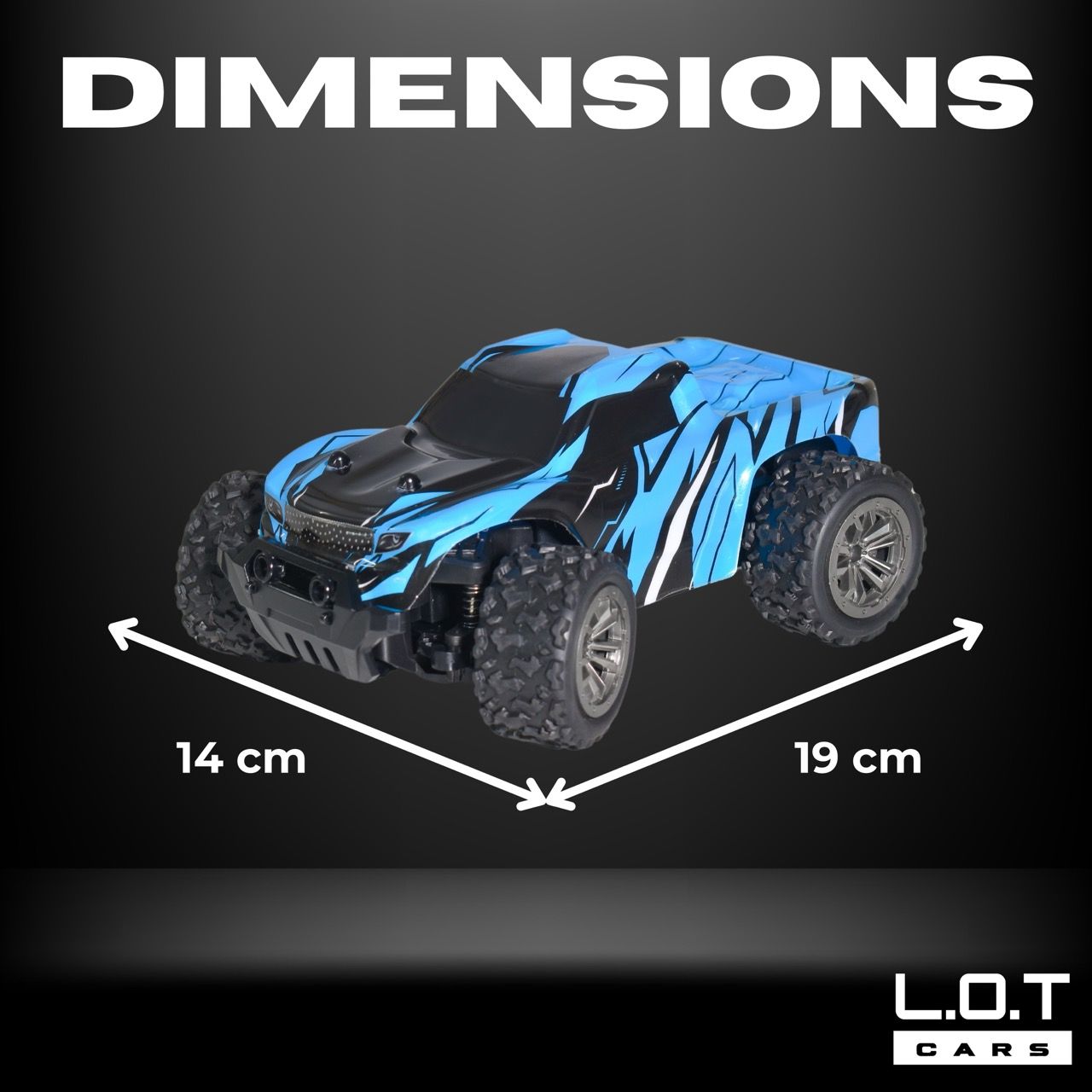 RC Car - 25kmph Boost Mode, Proportional Throttle (Bumble - Blue)