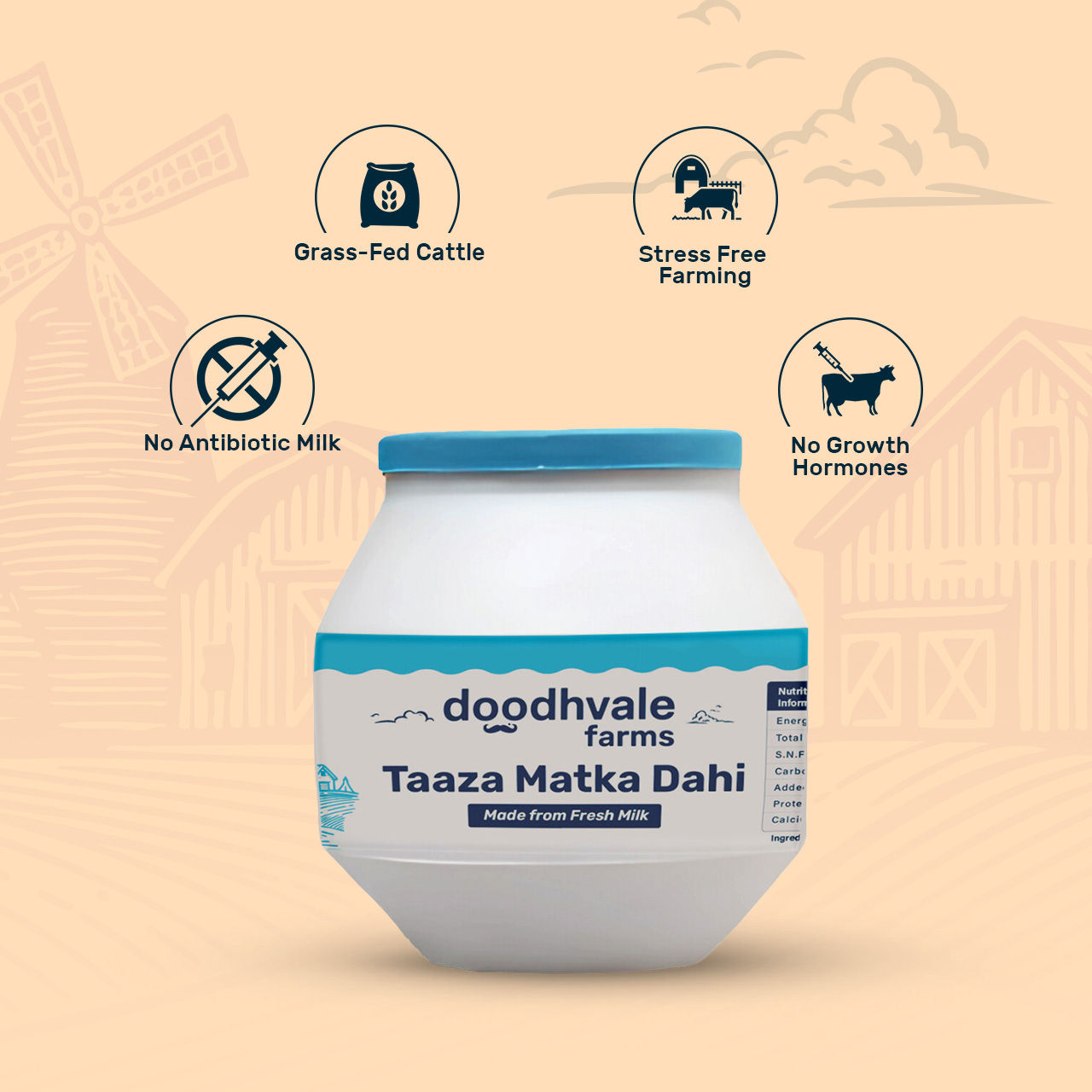 Doodhvale Farms Taaza Matka Dahi
