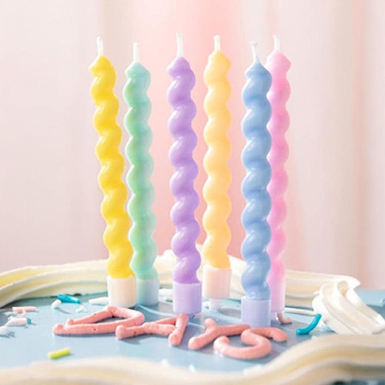 Let's Vybe Spiral Candle