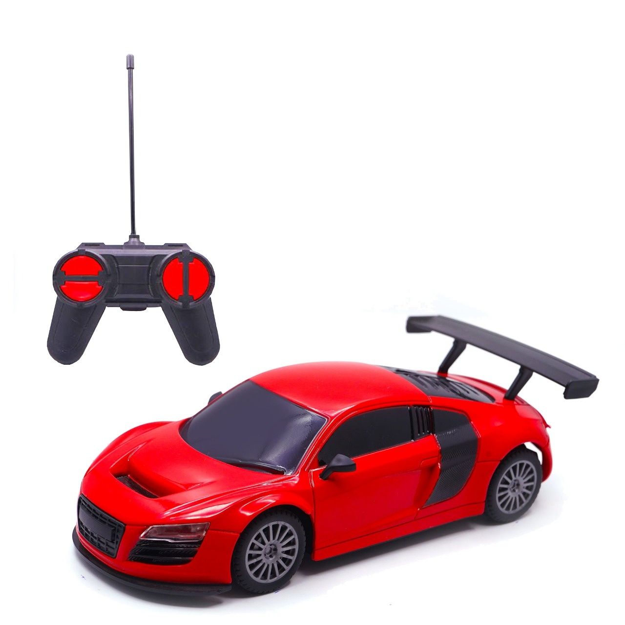 Race N Roll 1:24 Rechargeable Hi Speed Mini Remote Control Car - Aud Red