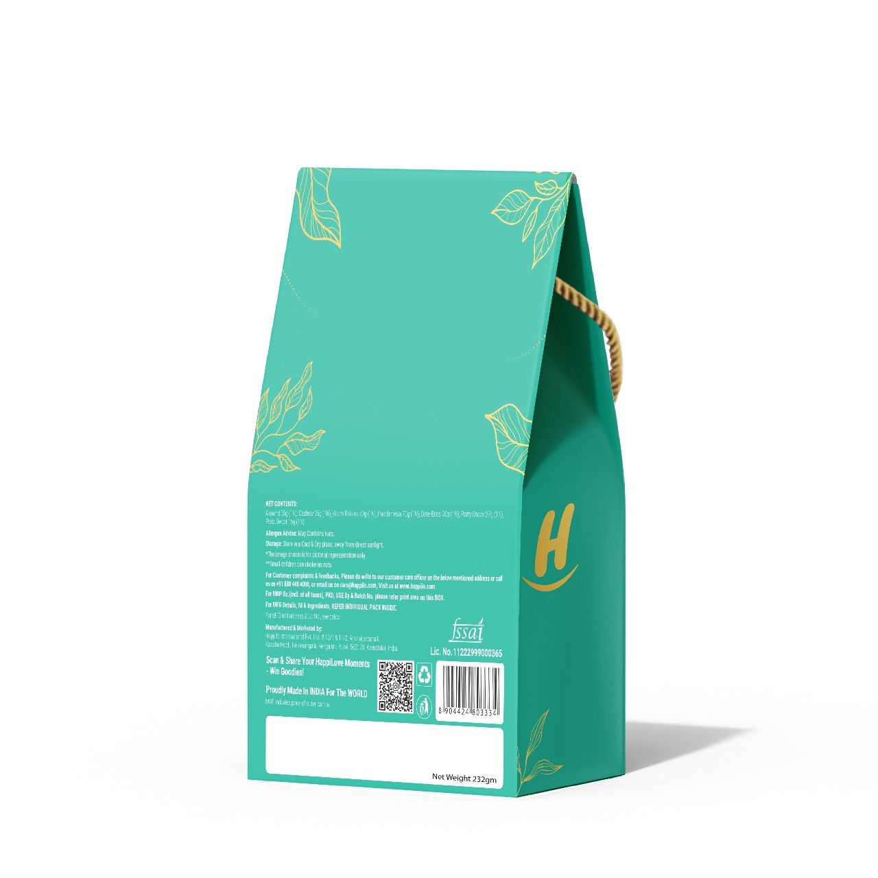 Happilo Dry Fruit Celebration Gift Box Robin