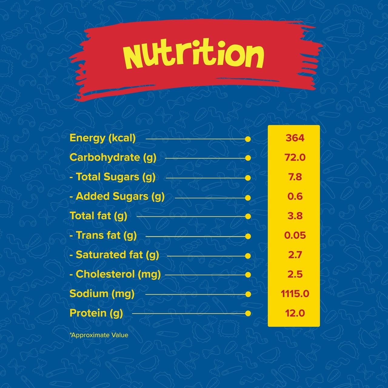 Yippee! Instant Pasta - Cheese 65 g Combo