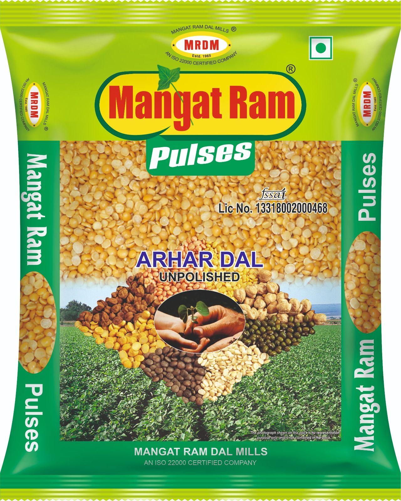 Mangat Ram Unpolished Arhar Dal