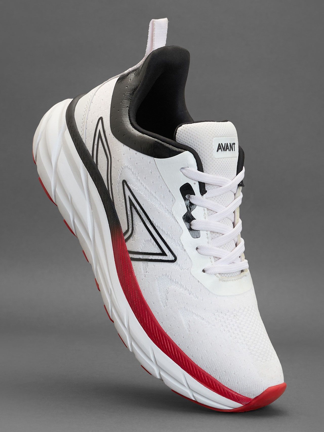 Avant Men's Vector Running shoes - White/Black UK9