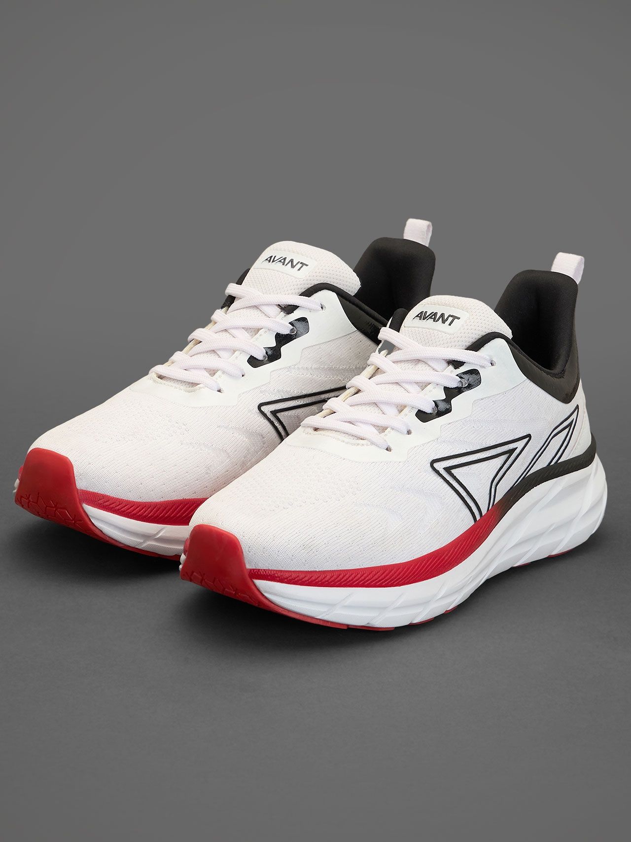 Avant Men's Vector Running shoes - White/Black UK9