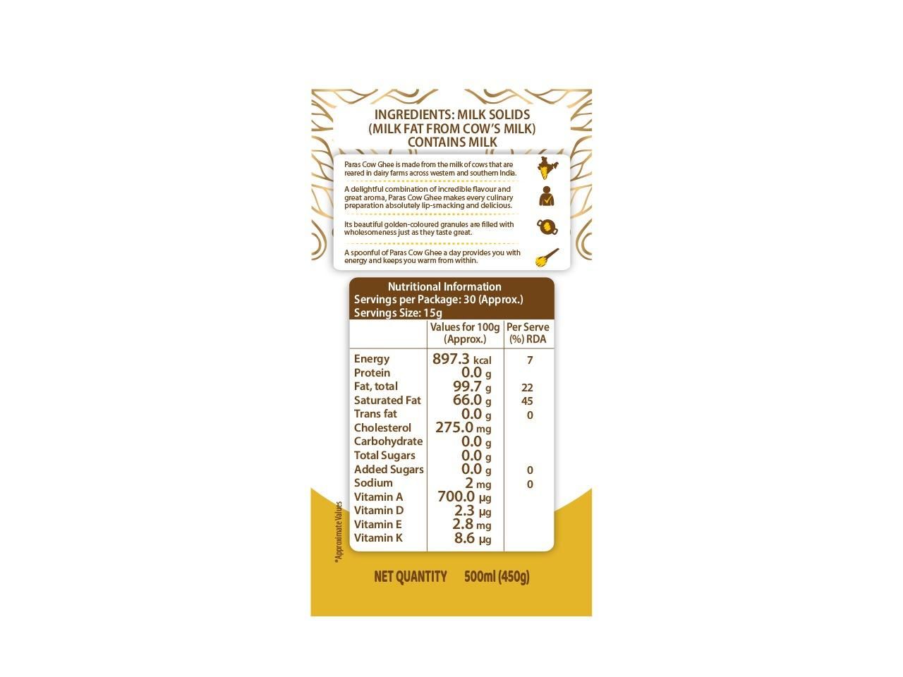 Paras Nandan Cow Ghee