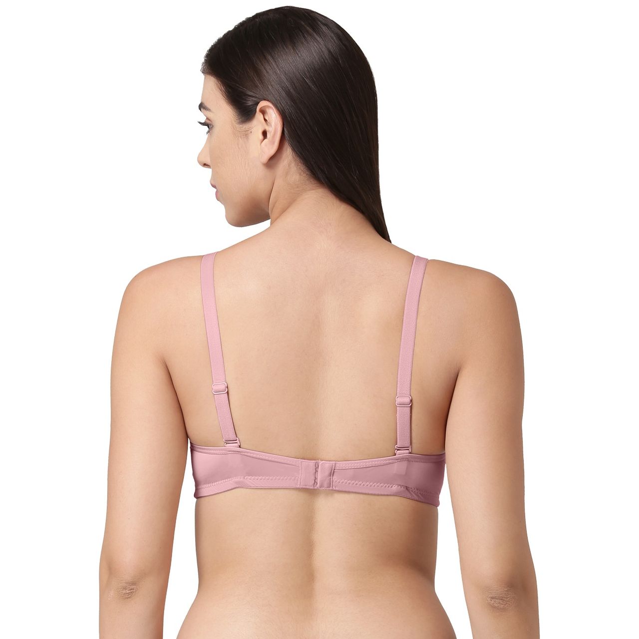 Tweens Backless Lightly Padded Transparent Back T-Shirt Bra | Plum-32B
