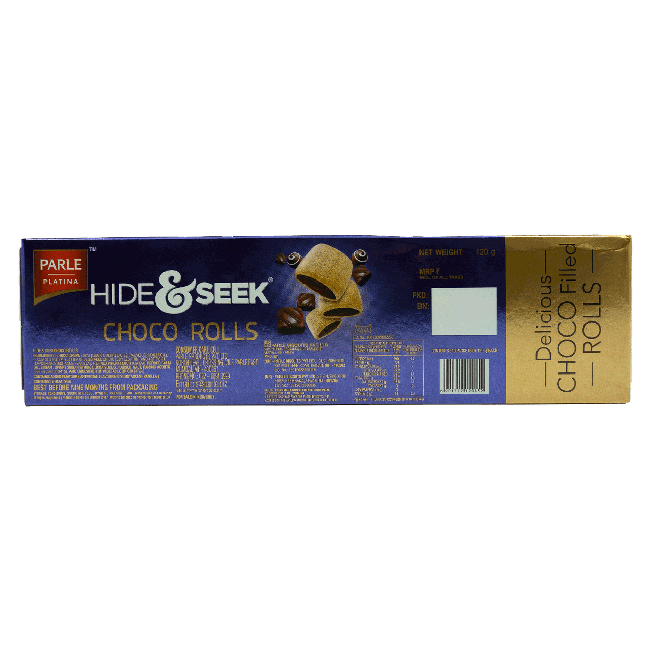 Parle Hide & Seek Choco Roll Centre Fills | Trans Fat-free