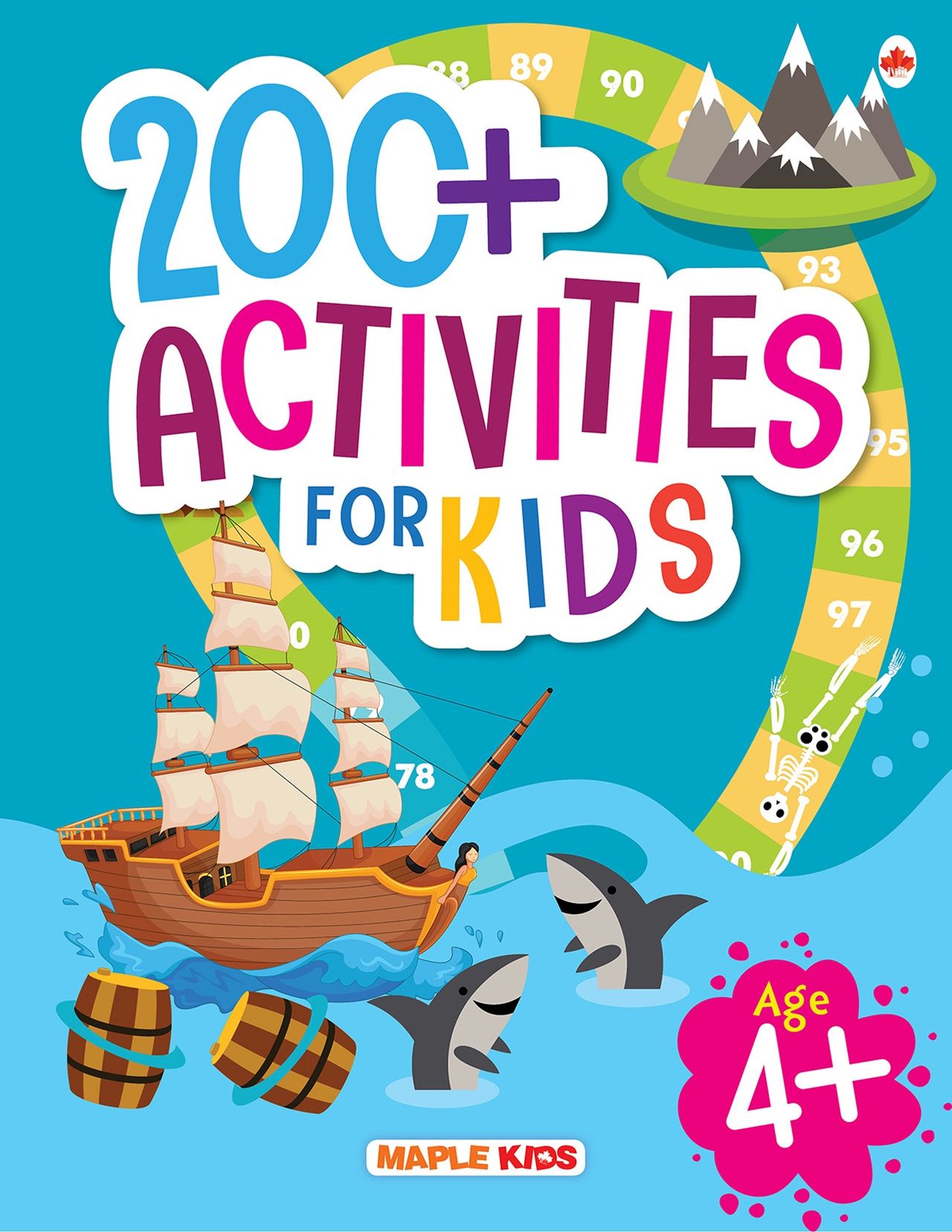 Brain Activity Book for Kids - 200+ Brain Boosting Activities for Age 4+