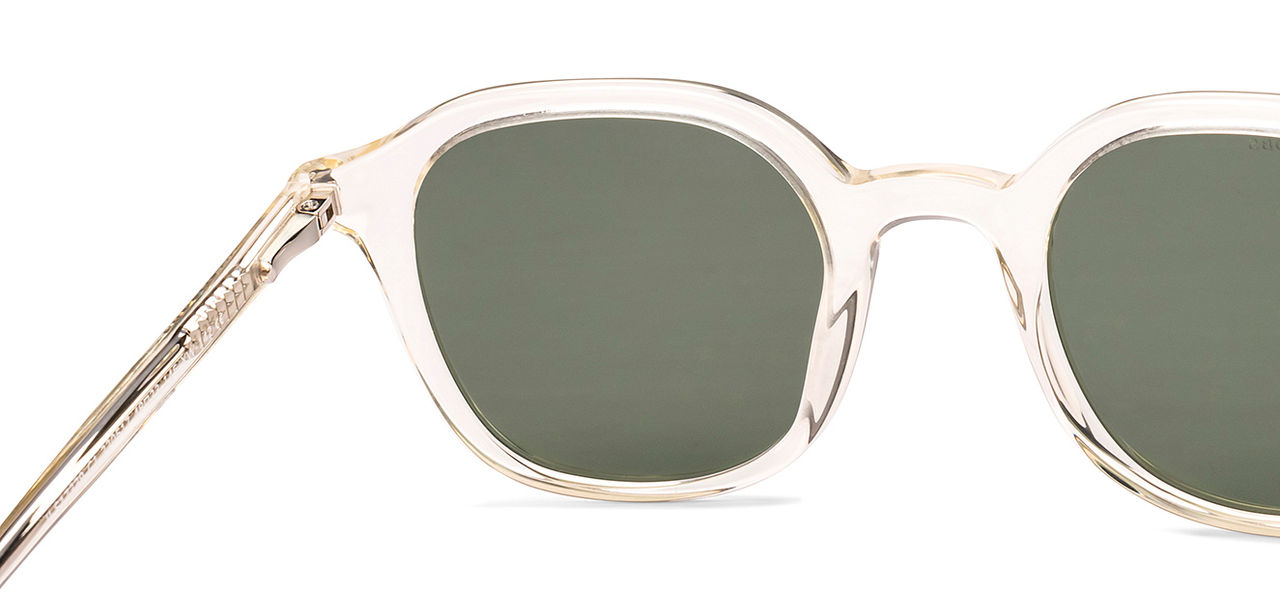 John Jacobs By Lenskart Unisex Acetate Sunglasses | Transparent Green - M