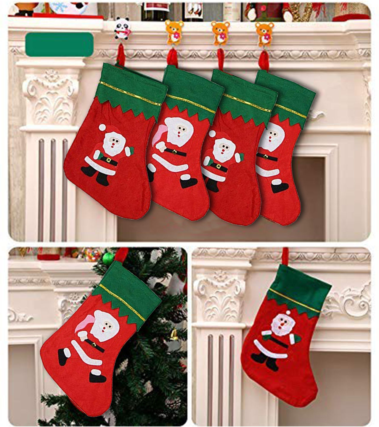 Party Propz Merry Christmas Decorative Socks