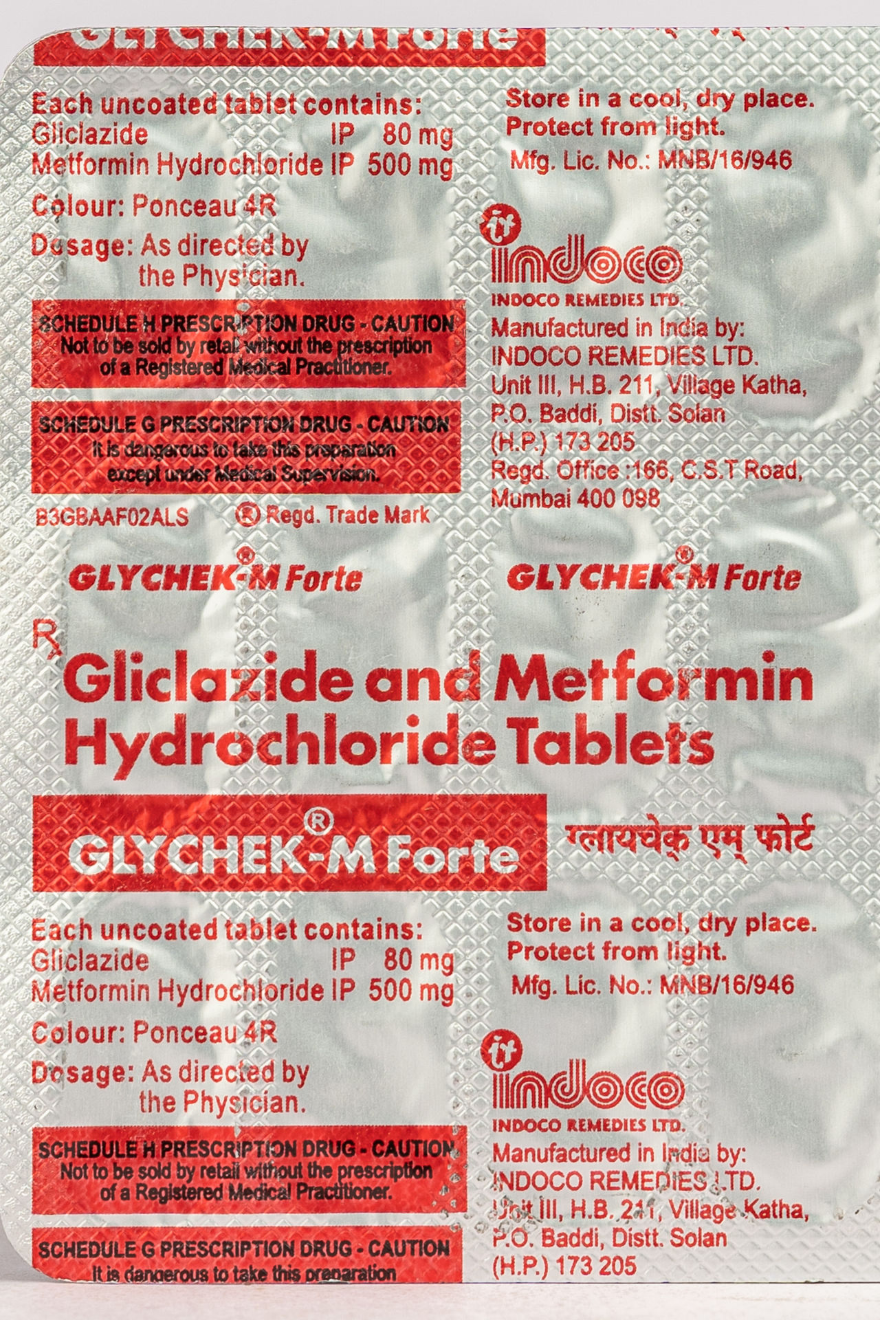 Glychek-M Forte Tablets
