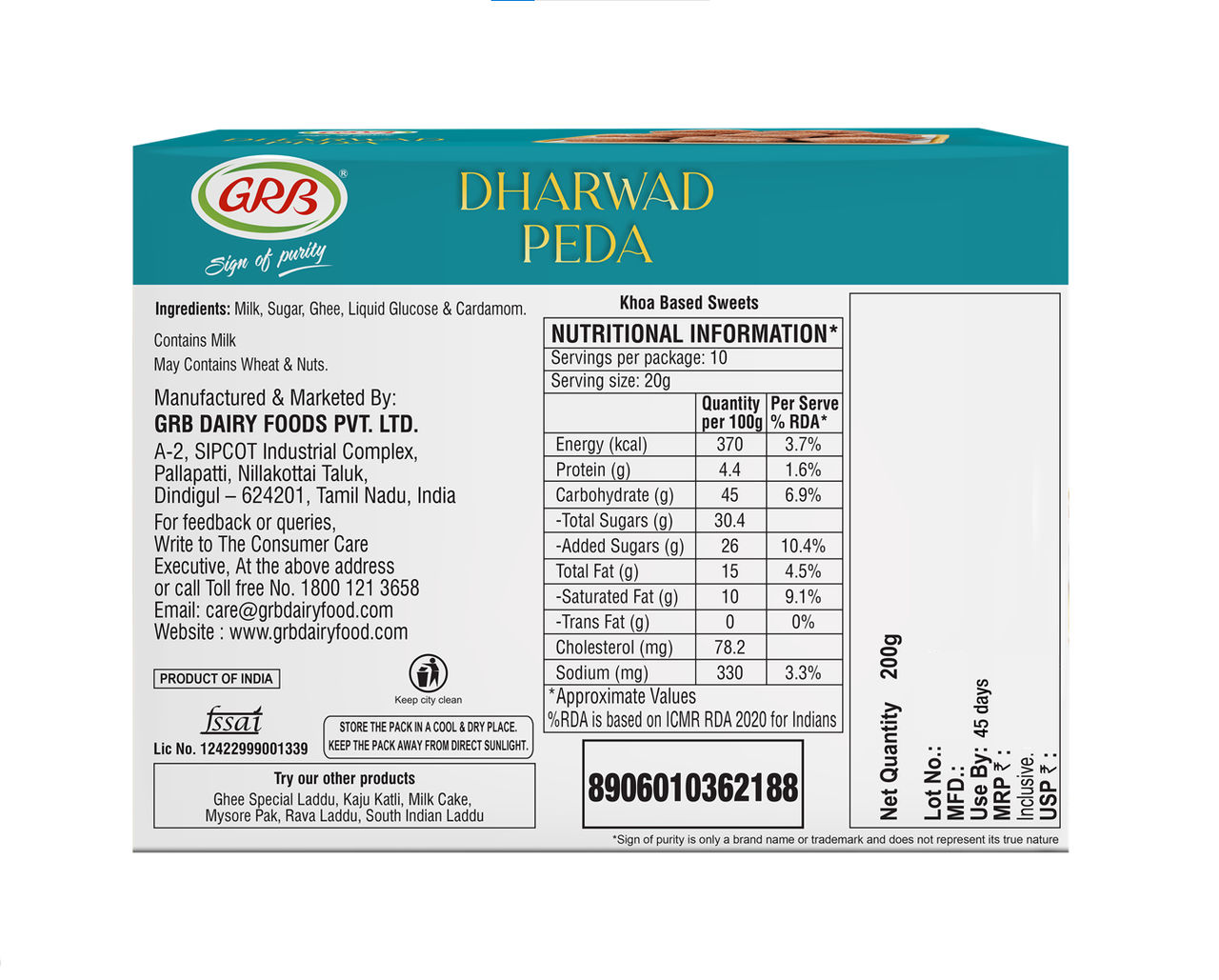 Grb Dharwad Peda
