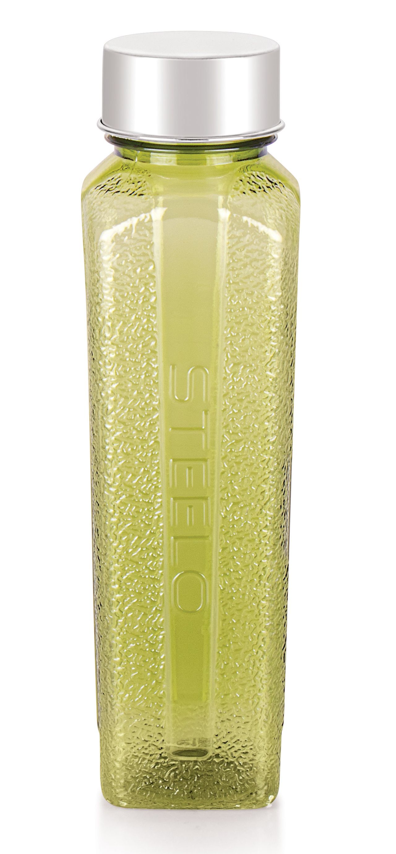 Steelo Plastic Mini Squarish Bottle | Assorted - 500 ml