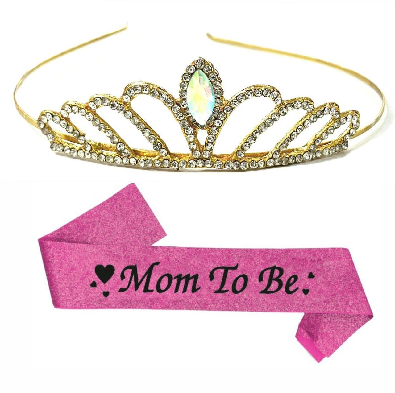 Let's Vybe Mom to be Sash and Crown
