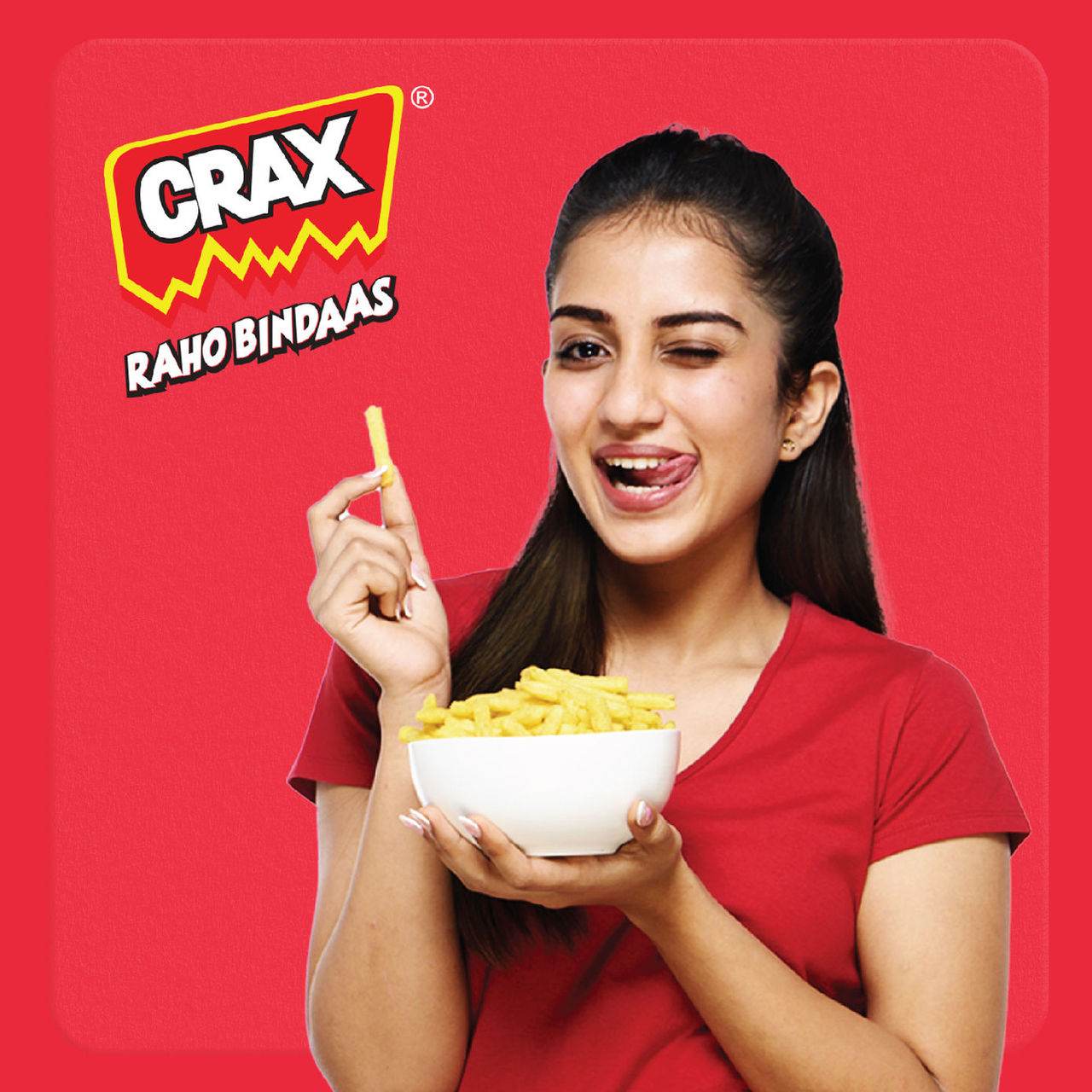Crax Fritts Cream and Onion Corn & Potato Stick Snacks