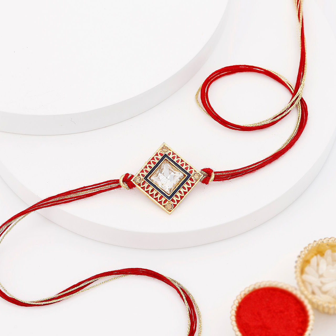 IGP CZ Stone Rakhi