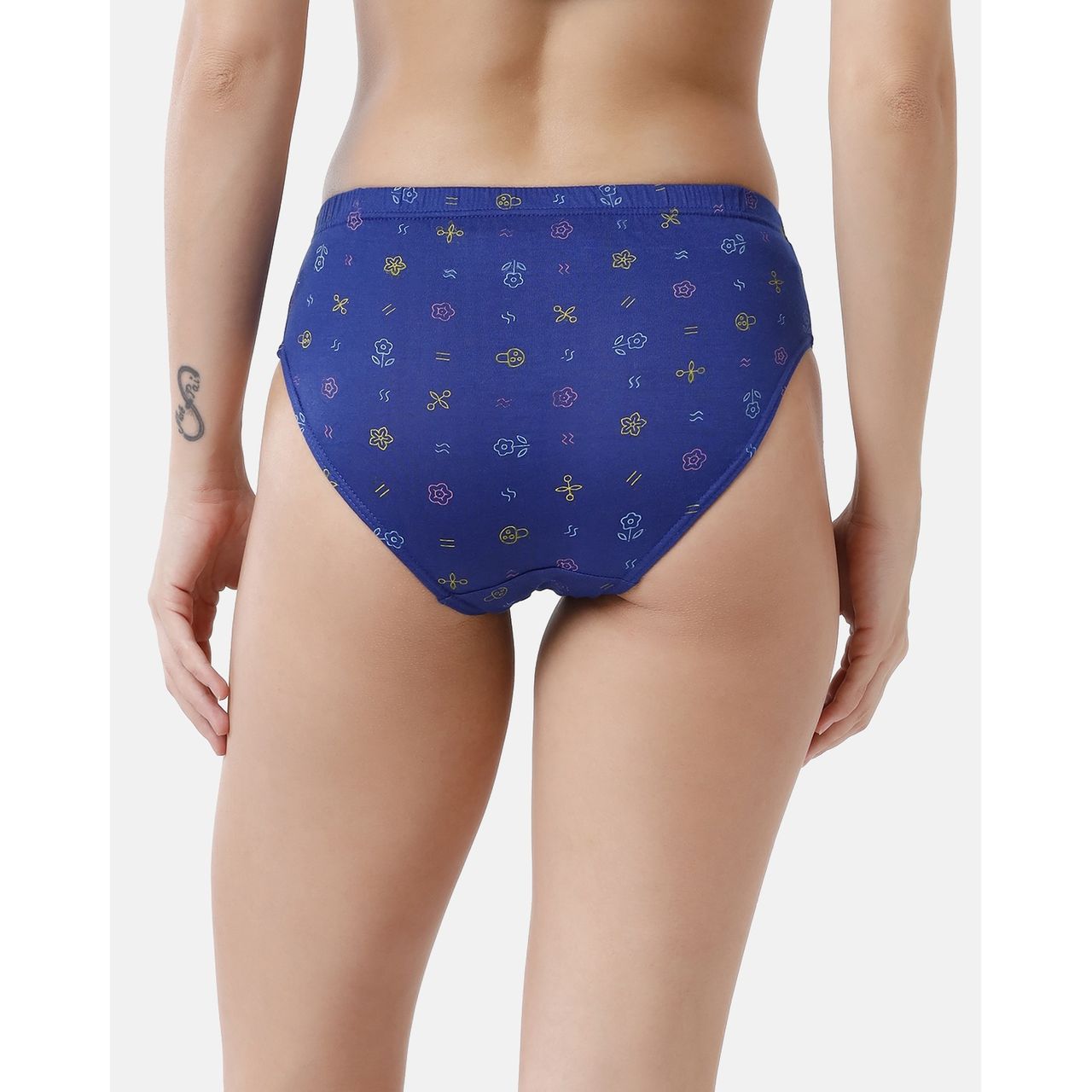 Amul Comfy Women's Hipster Panty | Multicolor - 80
