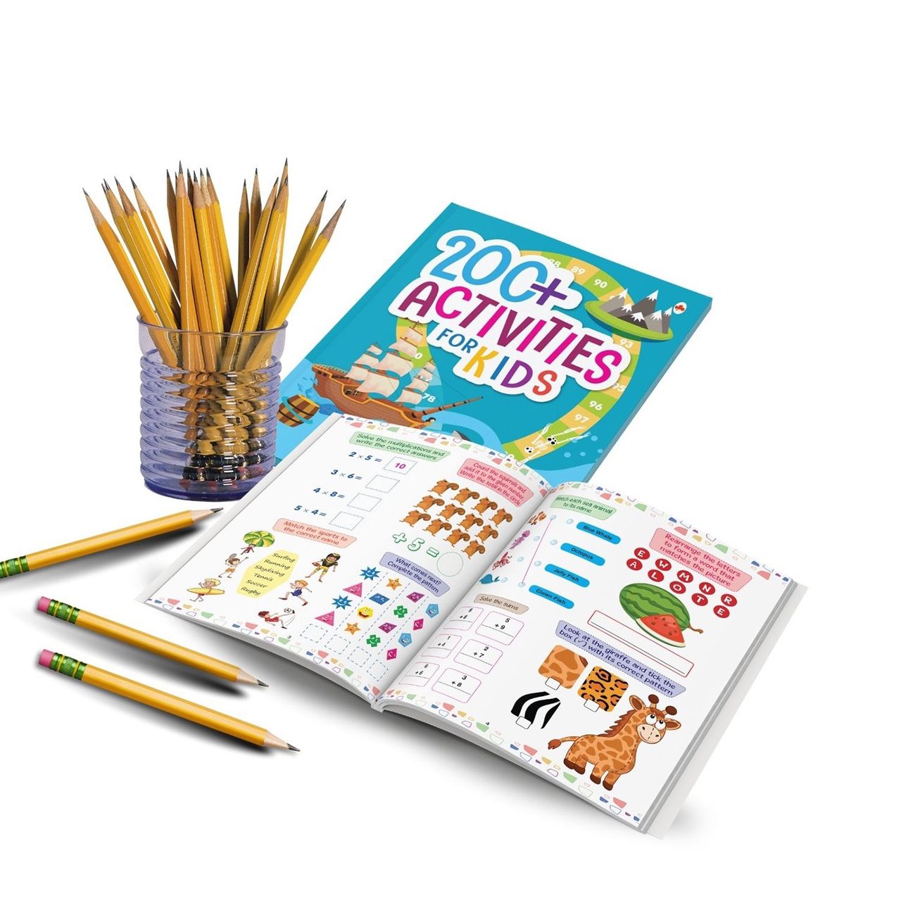 Brain Activity Book for Kids - 200+ Brain Boosting Activities for Age 4+