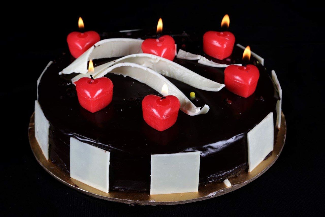 Heart Fancy Candle 6 pcs