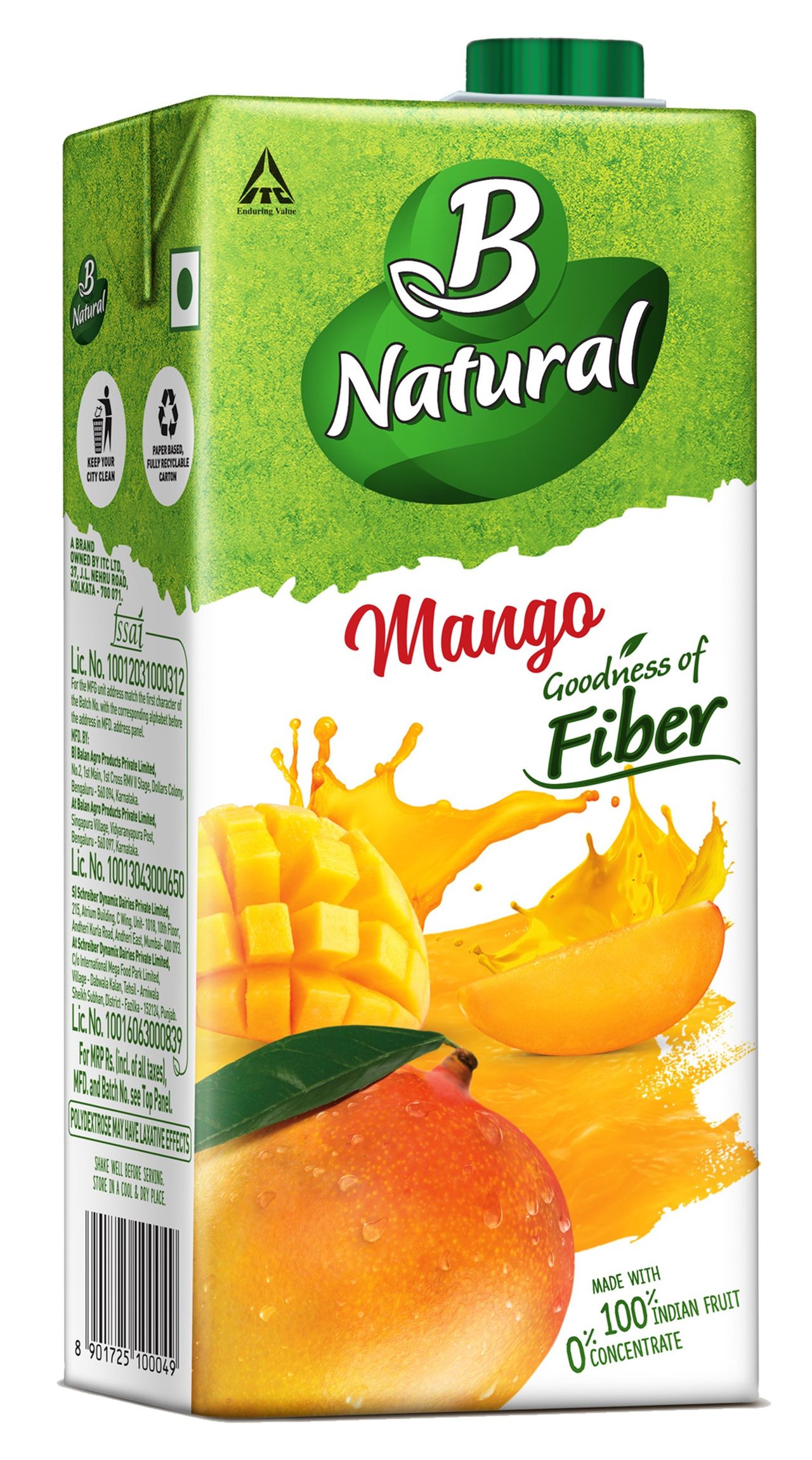 B Natural Juice - Mango Magic