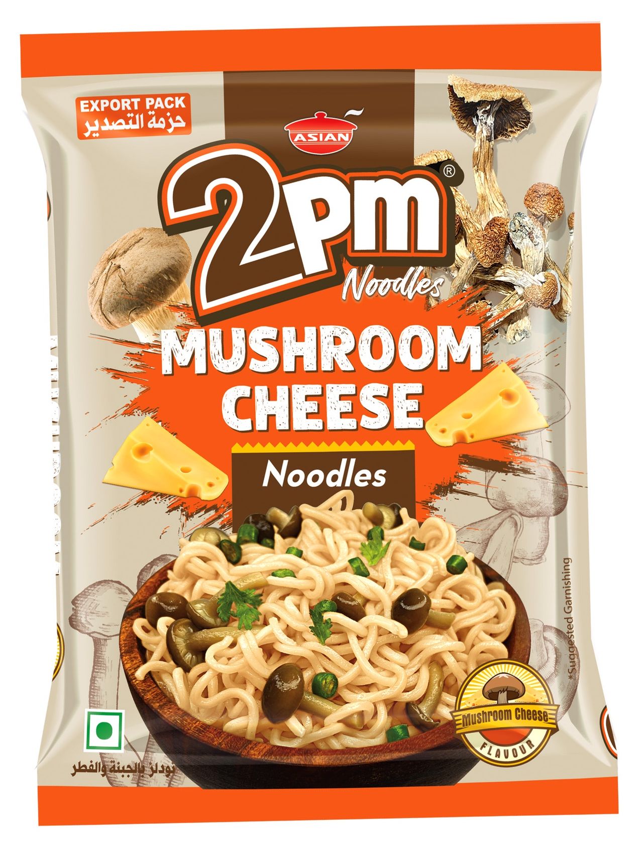 2PM | Noodles | Mushroom Cheese Veg