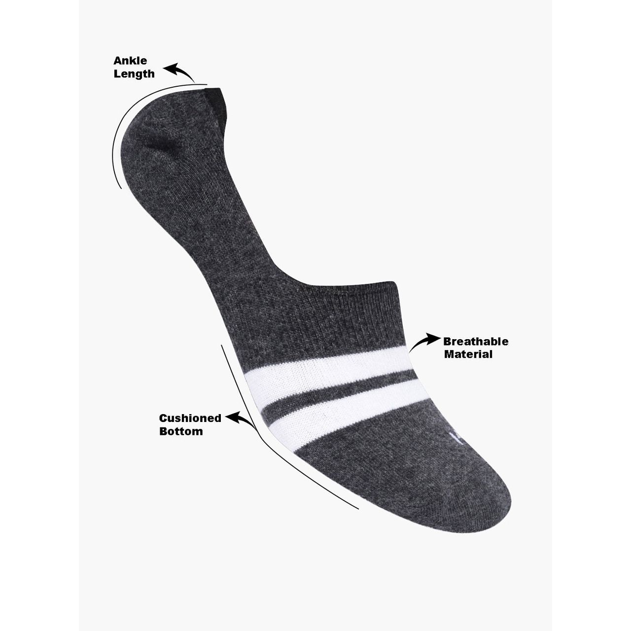 High Star Men's Ankle Length Socks | Multicolor