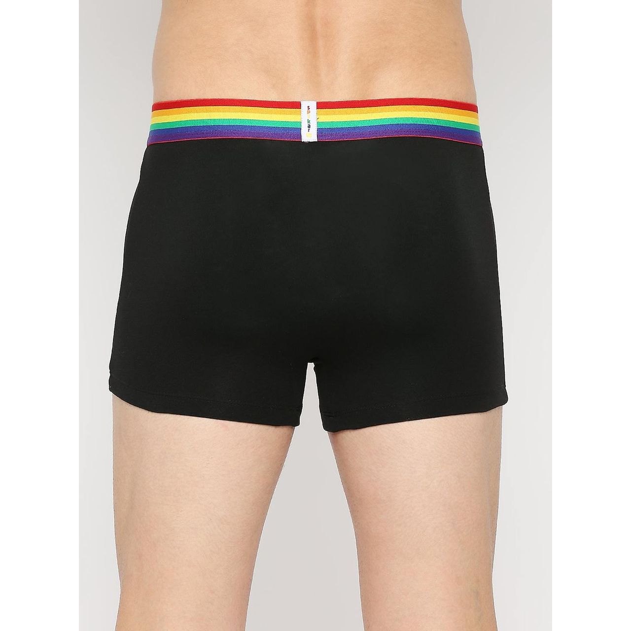 Underjeans by Spykar Men's Black Multi Pack of 1 Trunk | L
