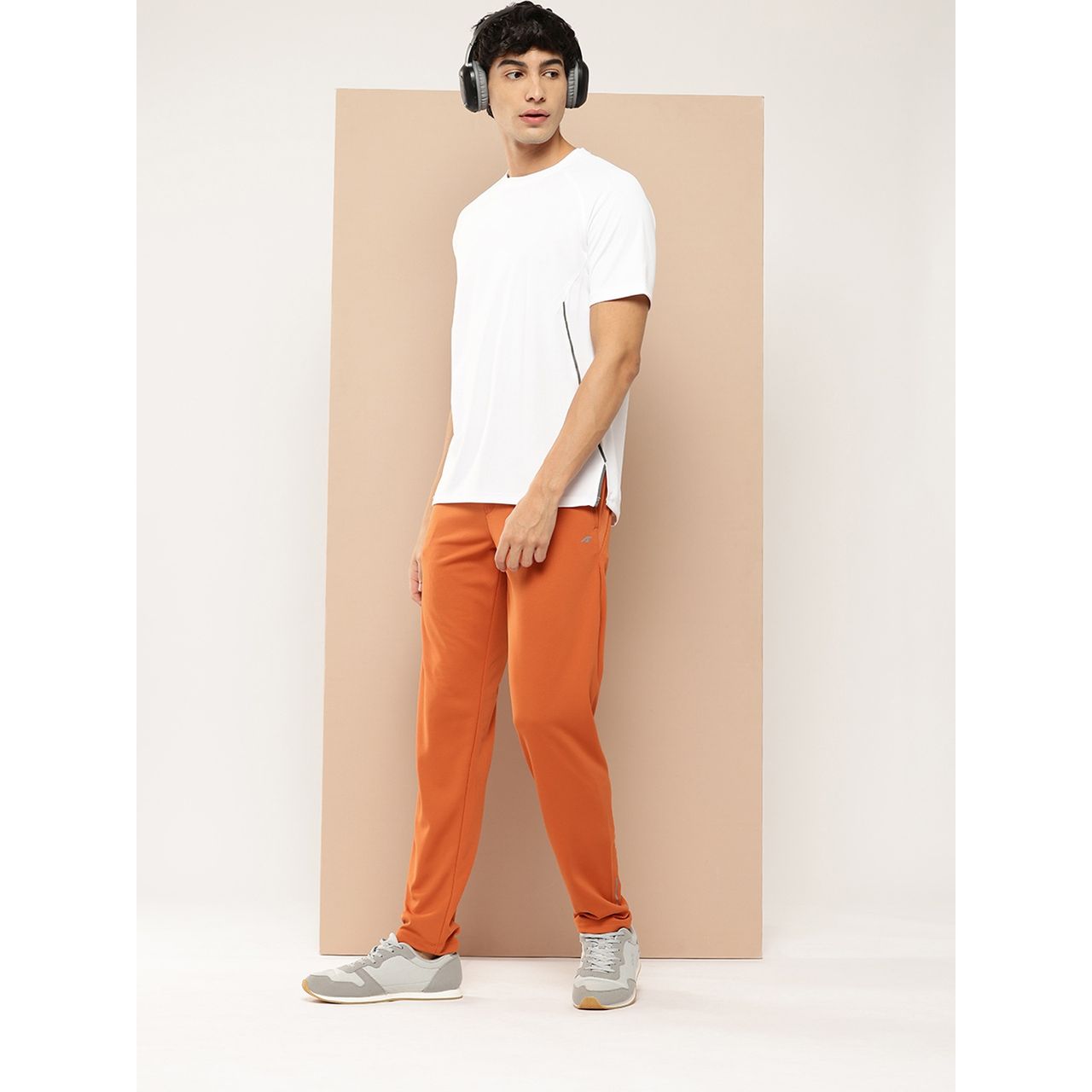 Alcis Men's Track Pant | Orange - S