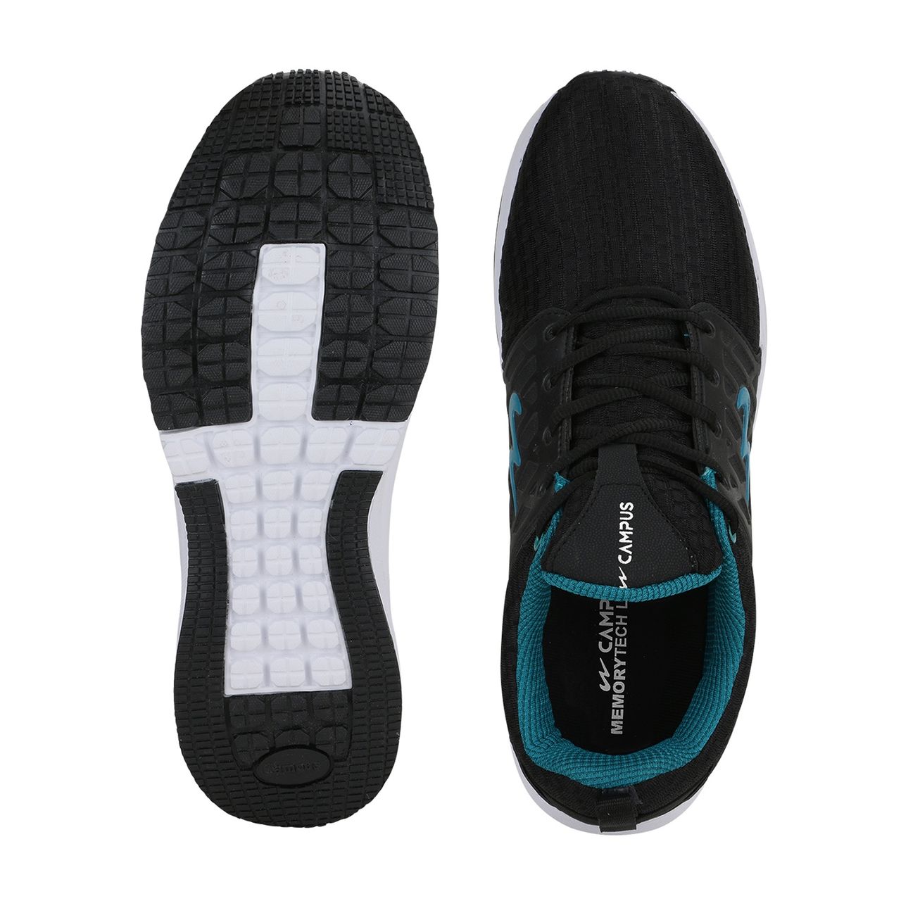 Campus Men's Rodeo Pro Running Shoes | Black | UK10