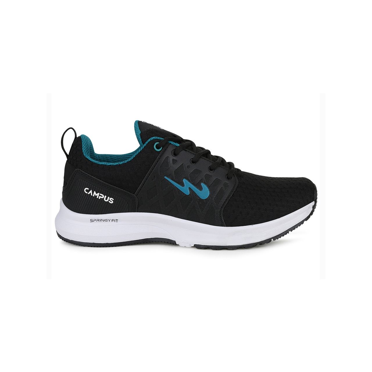 Campus Men's Rodeo Pro Running Shoes | Black | UK10