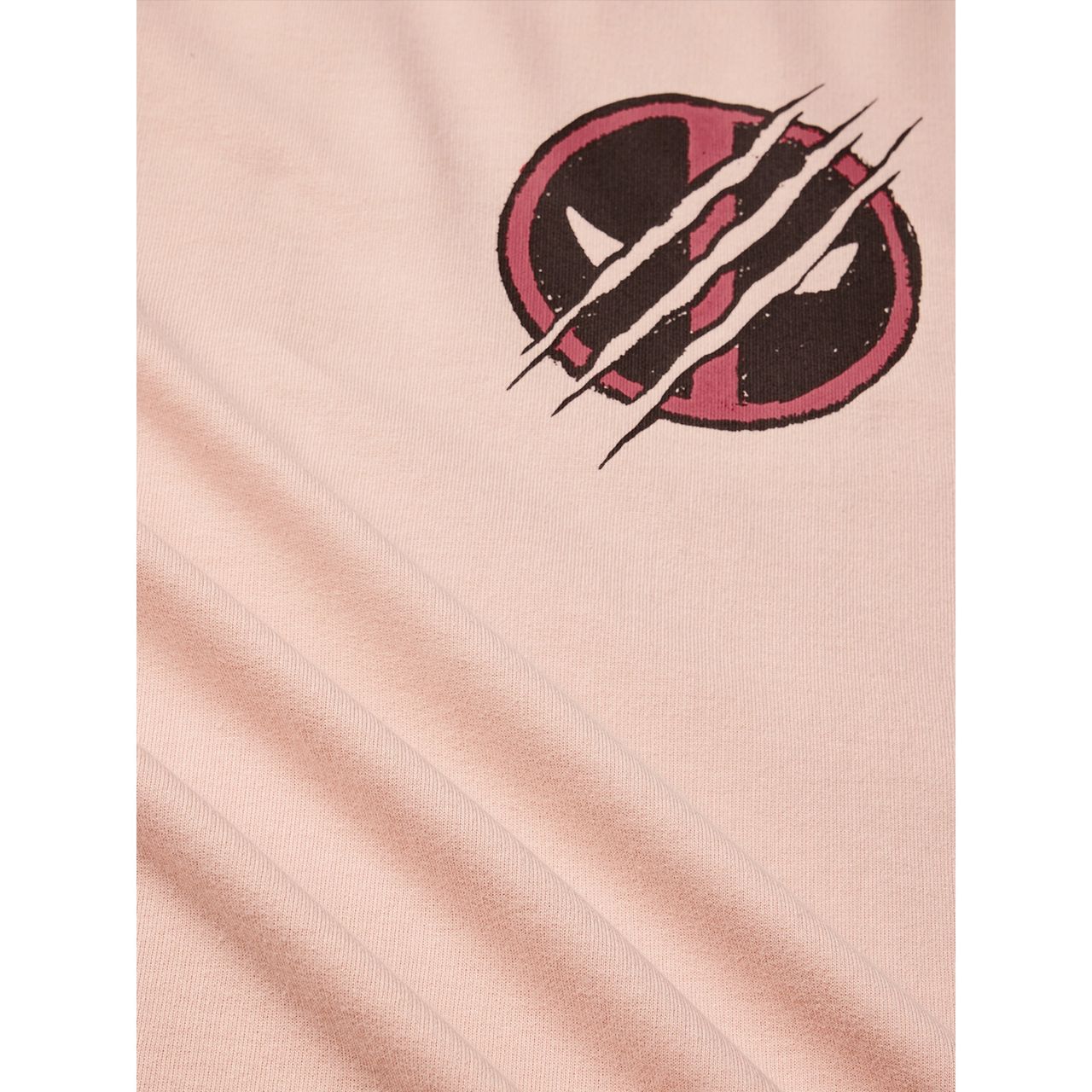 The Souled Store Men's Deadpool Change Forever Oversized T-shirt | Pink - L