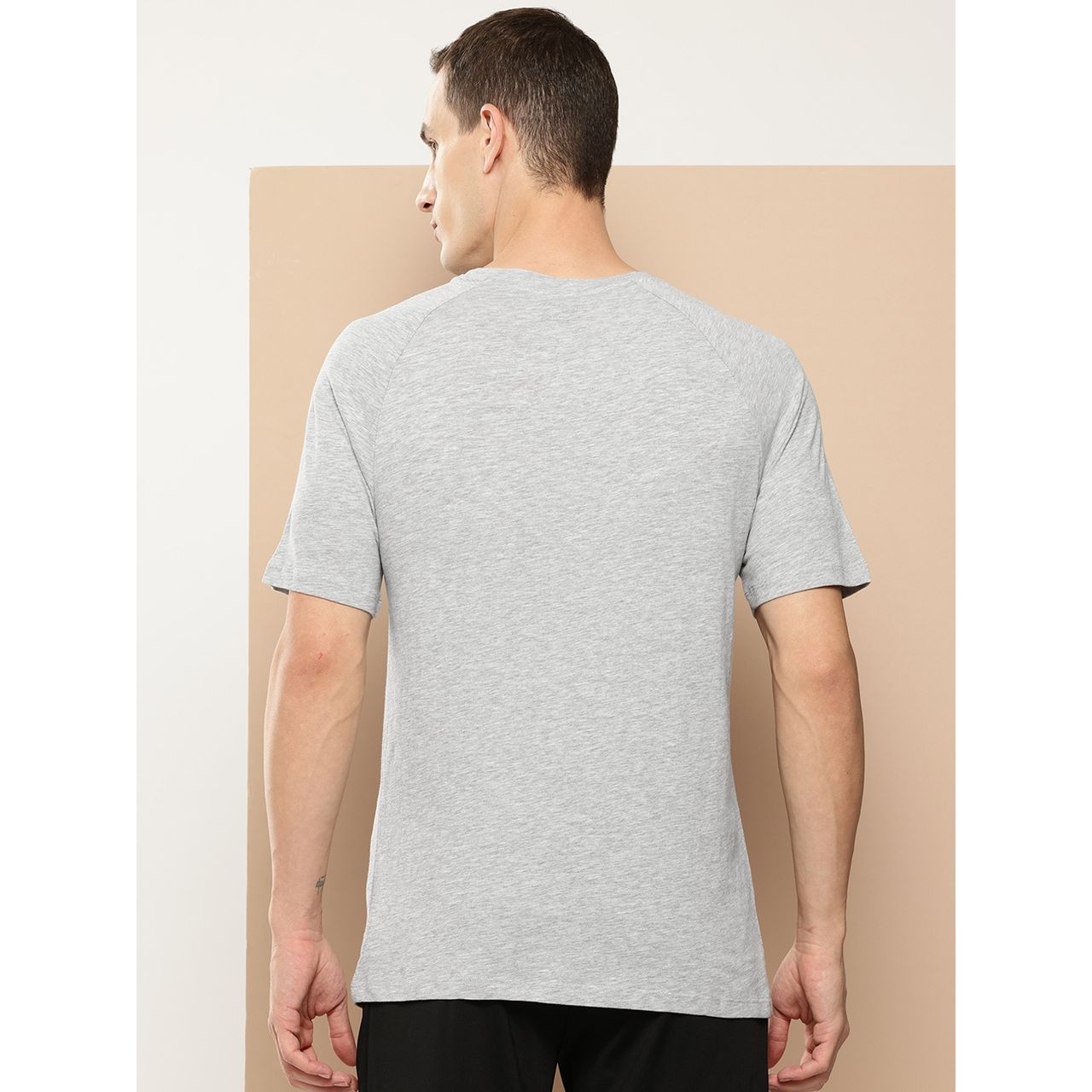 Alcis Men's Round Neck T-shirt | Grey - XL