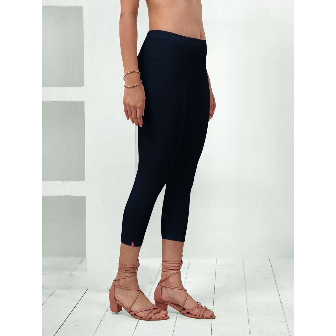 Lyra Women's Capri | Deep Navy - Free Size