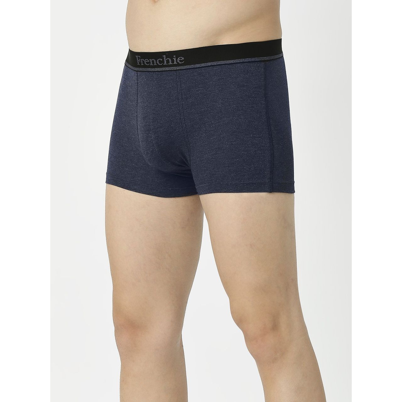 Frenchie Mens Trunks Elements | Pack of 2 | S | Grey Melange | Indigo Melange